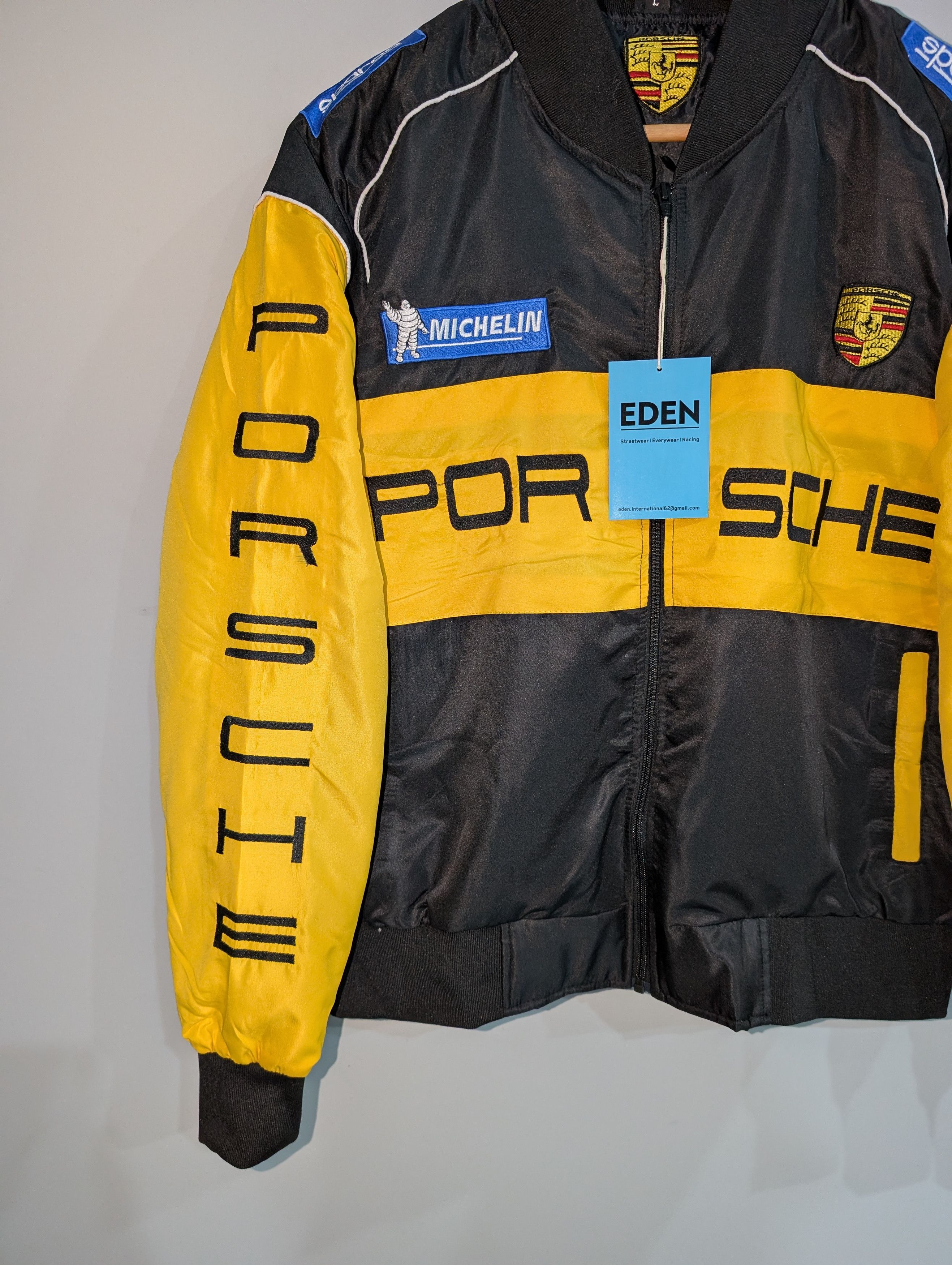 Vintage 🔥Porsche🔥F1 RACING JACKET 90s RETRO STREETWEAR Size M / US 6-8 / IT 42-44 - 4 Thumbnail