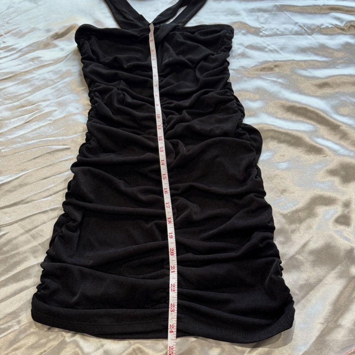 Almost Famous Slinky Black Mini Dress Size M / US 6-8 / IT 42-44 - 4 Thumbnail