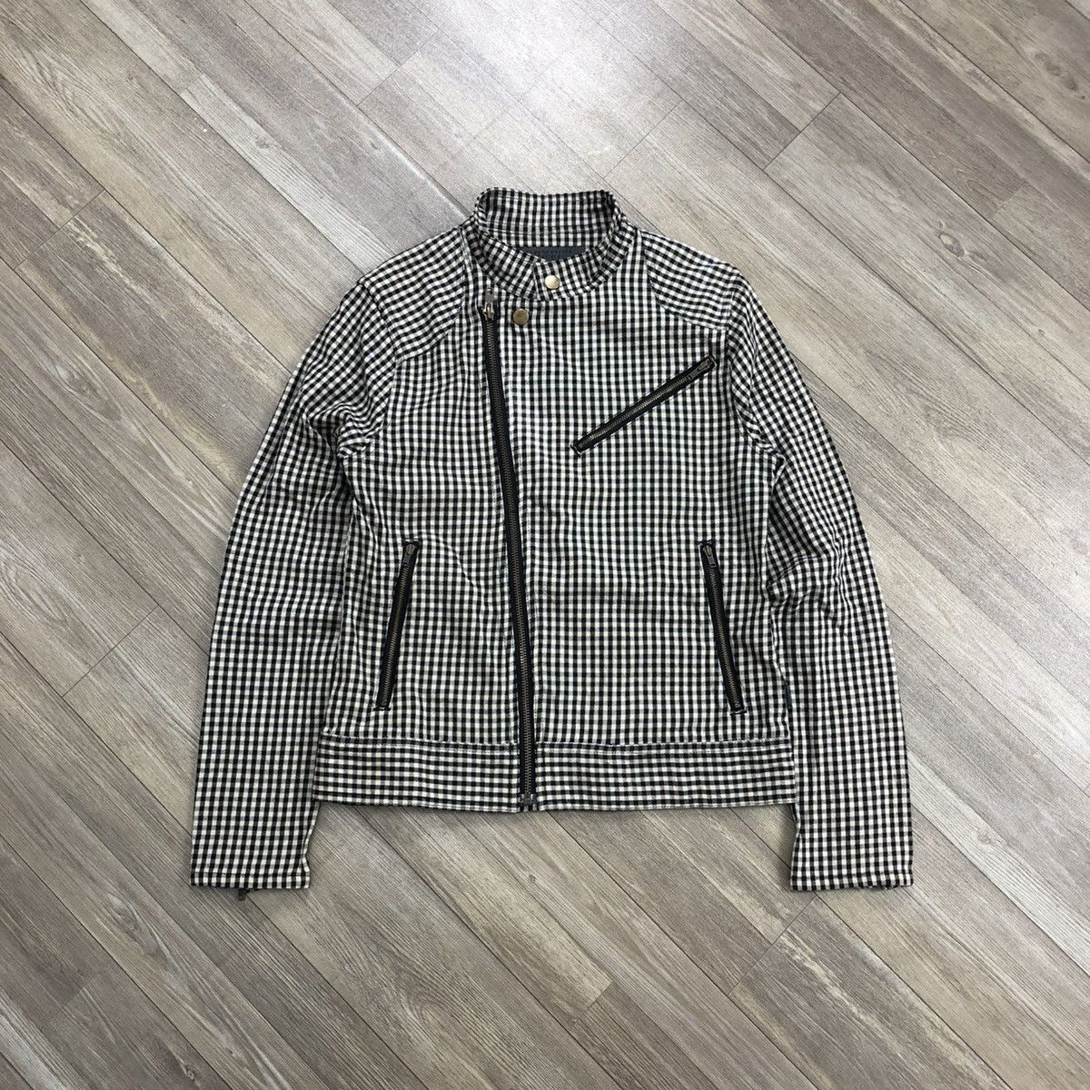 Japanese Brand 2000’s Japanese Brand Asymmetric Lgb Goa Style Bikers Jacket Size US S / EU 44-46 / 1 - 2 Thumbnail