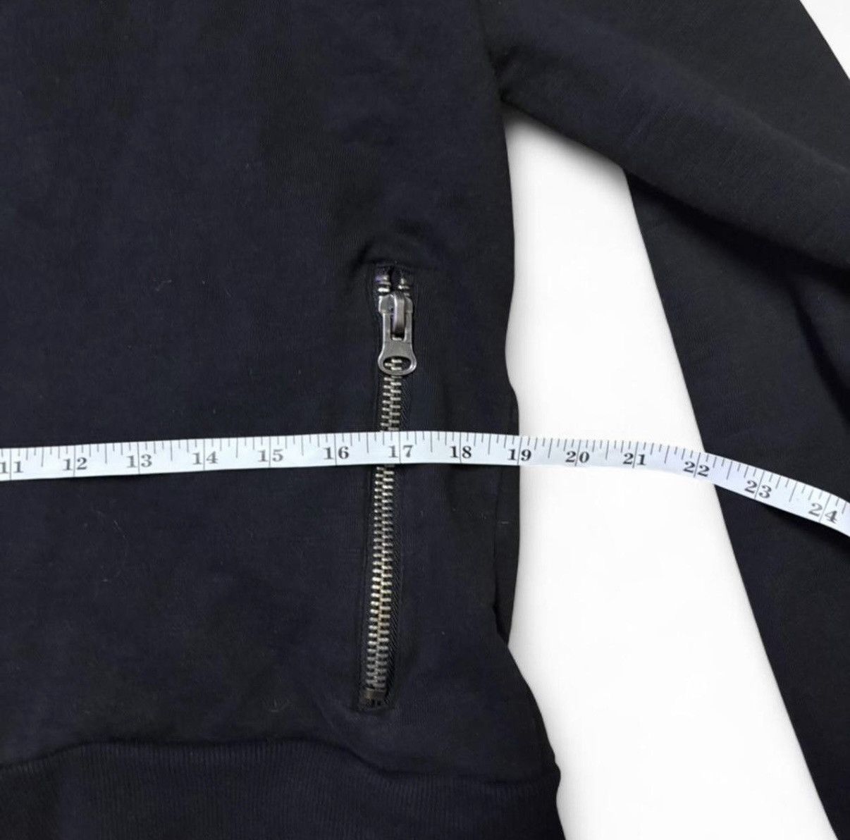 Other assymetrical black zip-up hoodie Size US M / EU 48-50 / 2 - 5 Thumbnail