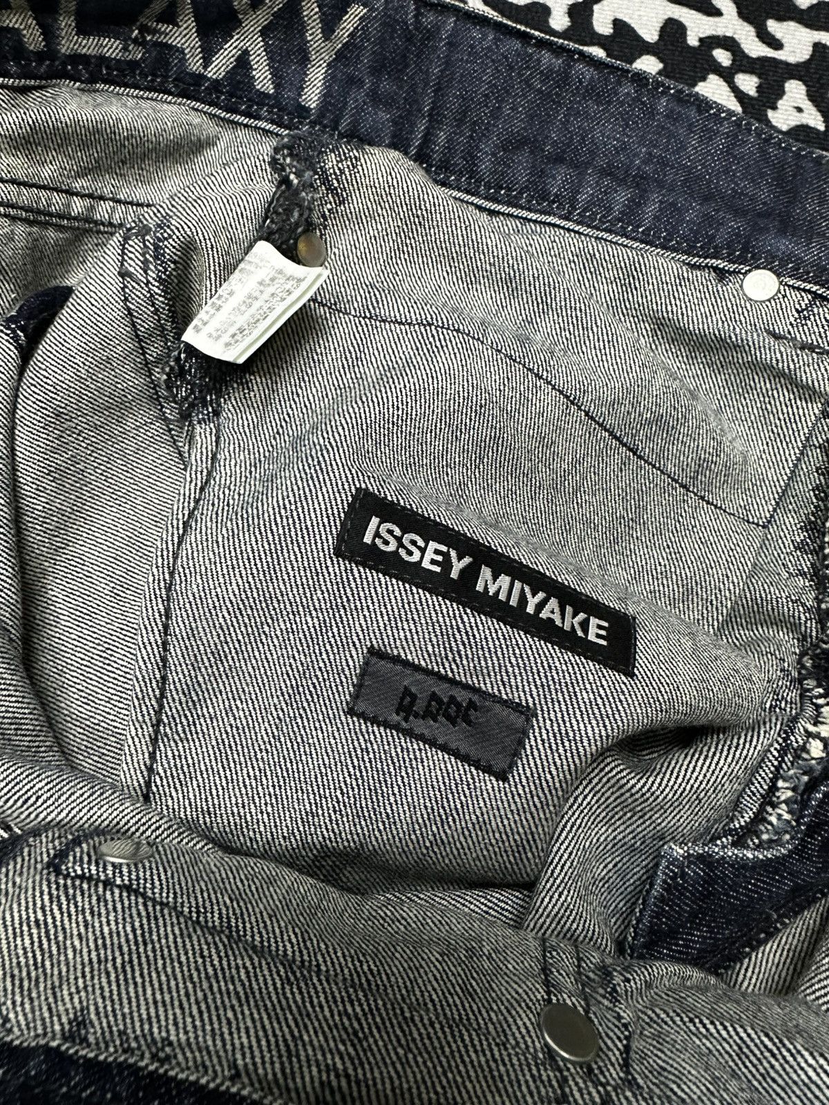 Issey Miyake Issey Miyake A-Poc Baggy Denim Pant Size US 31 - 14 Thumbnail