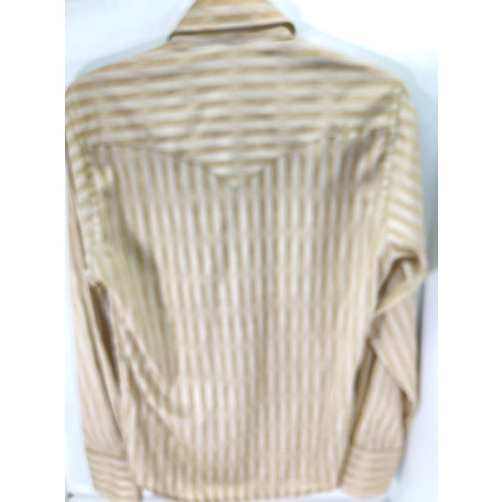 Equipment VINTAGE Cowboy Equipment Pearl Snap Shirt Men S Gold Stripe Western Embroidered Long Sleeve Snap Shirt Mens Gold Western Embroidered Size US S / EU 44-46 / 1 - 7 Thumbnail