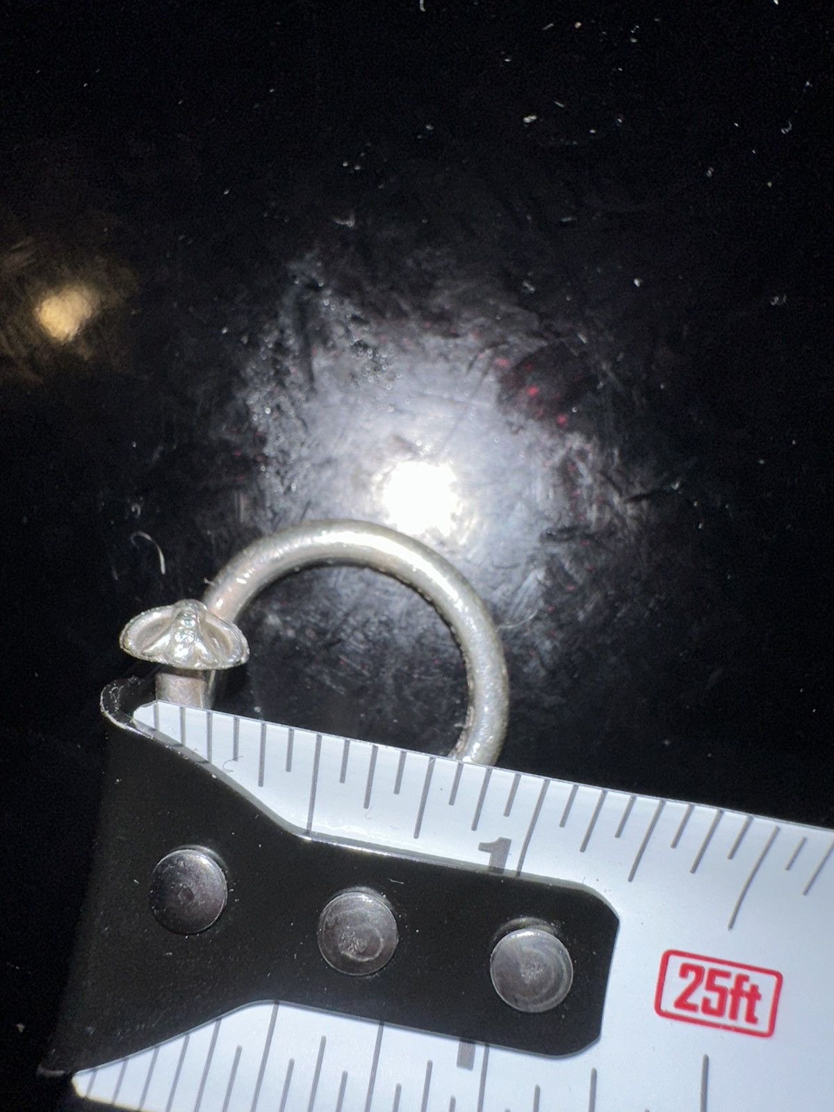 Chrome Hearts Diamond nail screw ring Size ONE SIZE - 17 Thumbnail