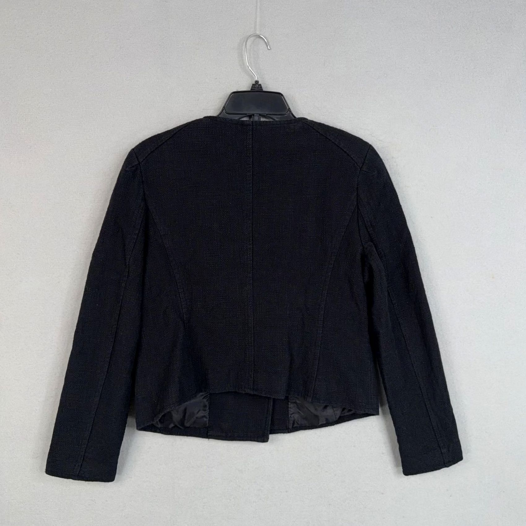 Talbots Talbots Blazer Womens 14 Black Eight Button Military Short Jacket Career Size XL / US 12-14 / IT 48-50 - 6 Thumbnail