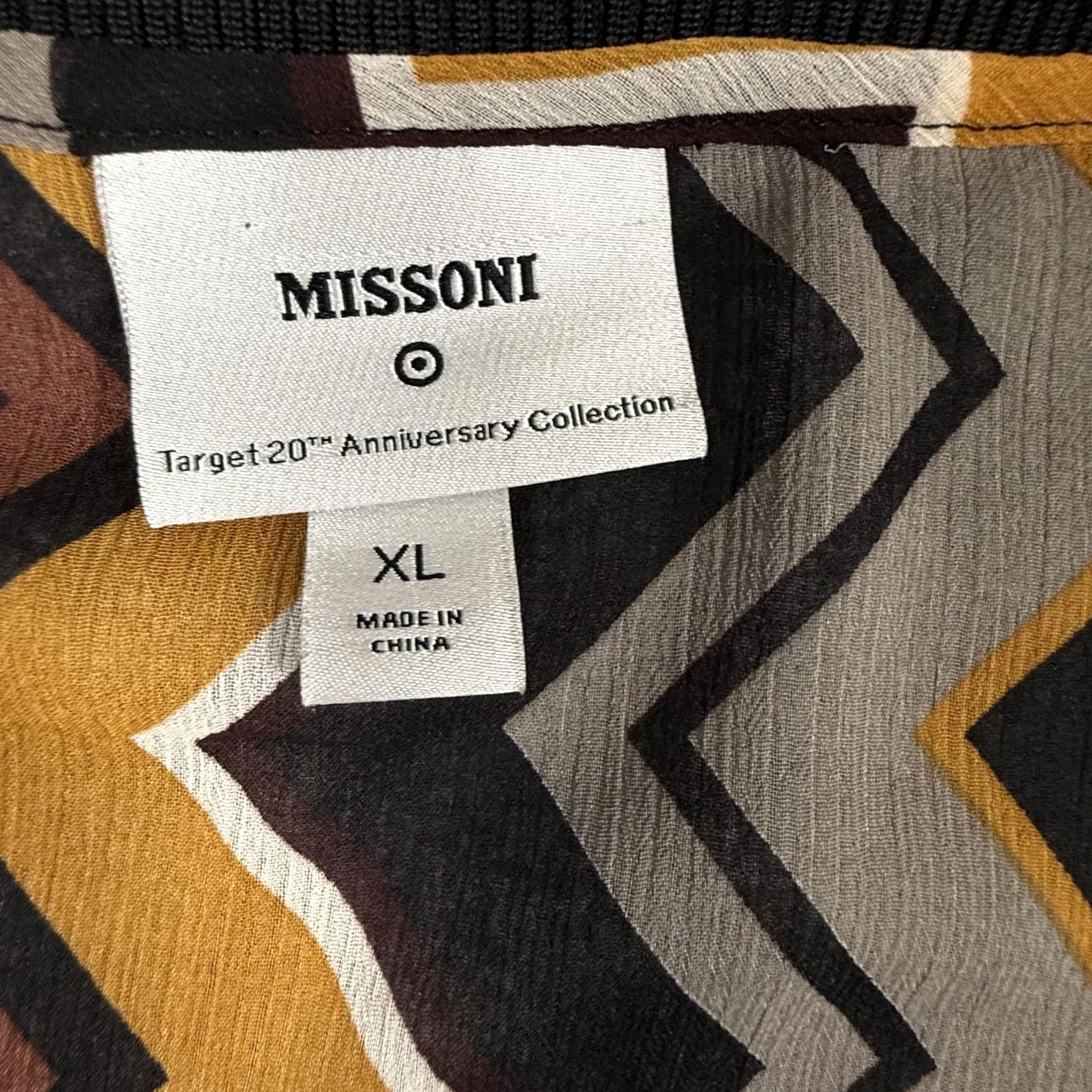 Missoni VINTAGE Missoni Sweater Womens XL Chevron Long Sleeve Target 20th Anniversary Pullover Size XL / US 12-14 / IT 48-50 - 2 Thumbnail