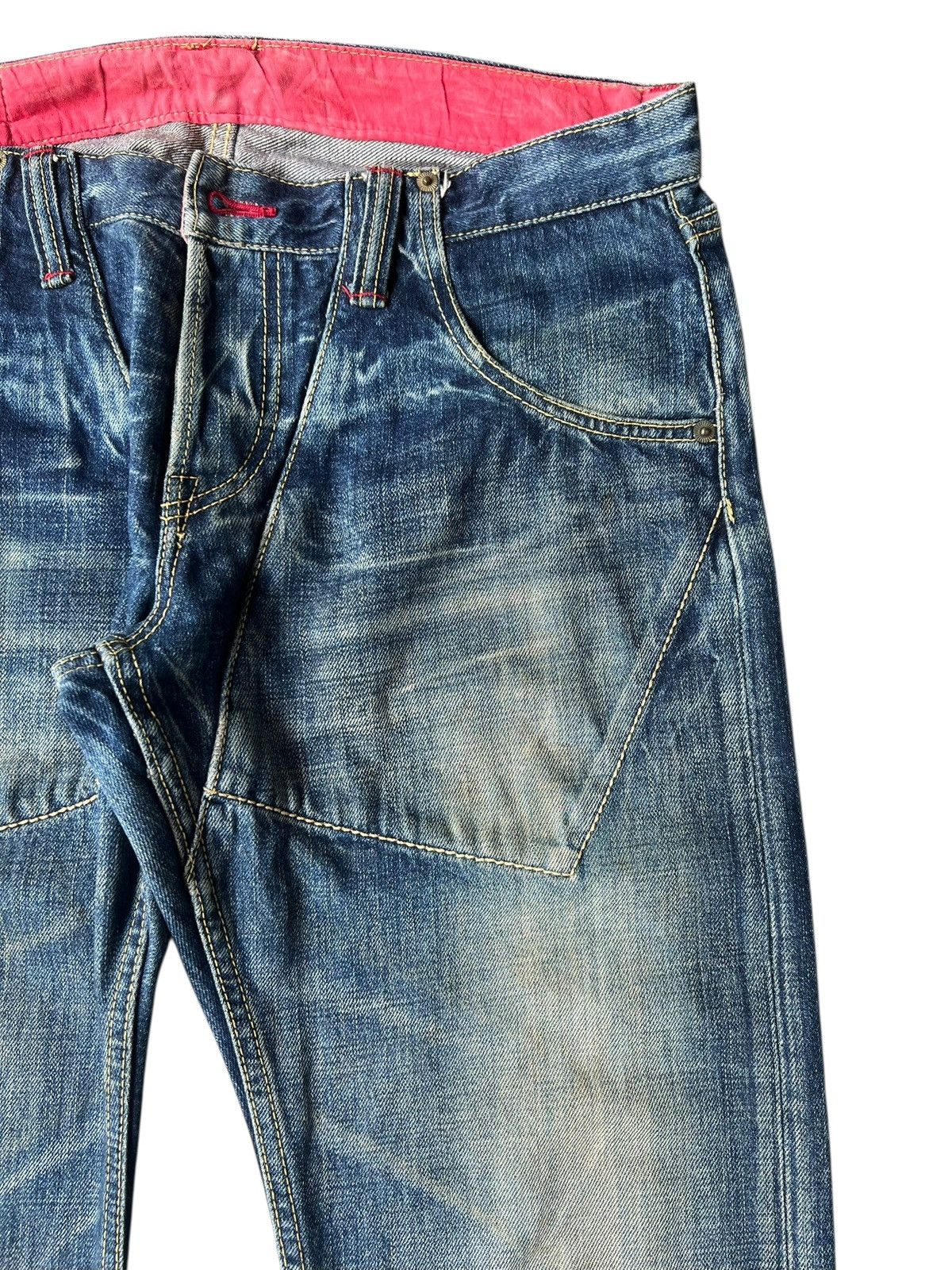 Eternal ETERNAL Japan Distressed Aging Mud Denim Jeans Size US 32 / EU 48 - 11 Thumbnail