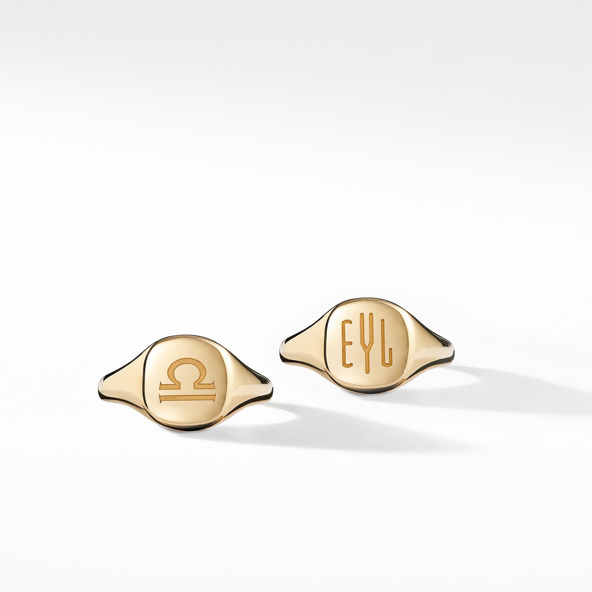 David Yurman o1s1wg111025 R14123 /Size 6 /Engravable Pinky Ring in Golden Size ONE SIZE - 1 Thumbnail
