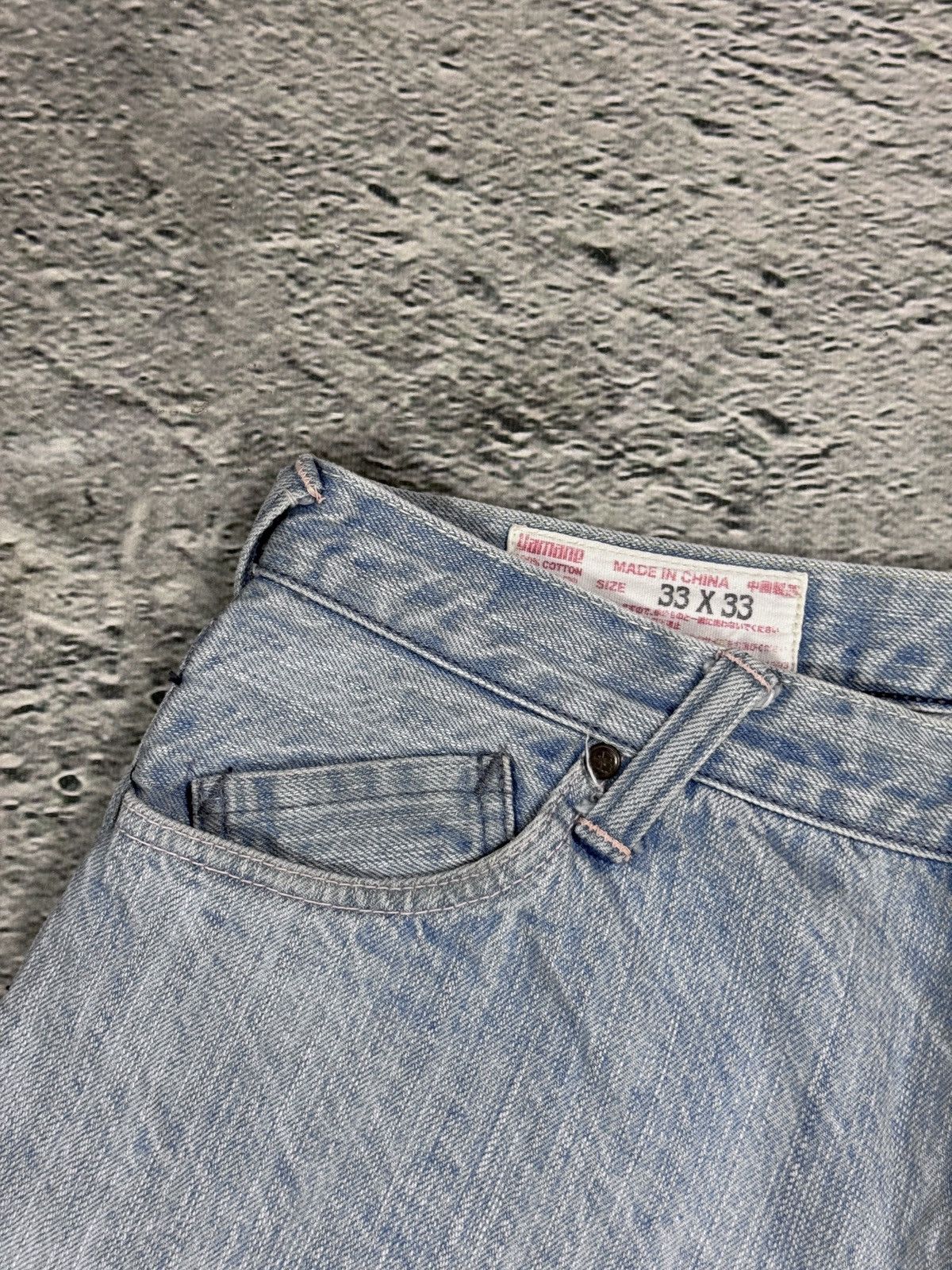 Evisu Evisu Yamane jorts light blue Y2K shorts denim white gull Size US 33 - 7 Thumbnail