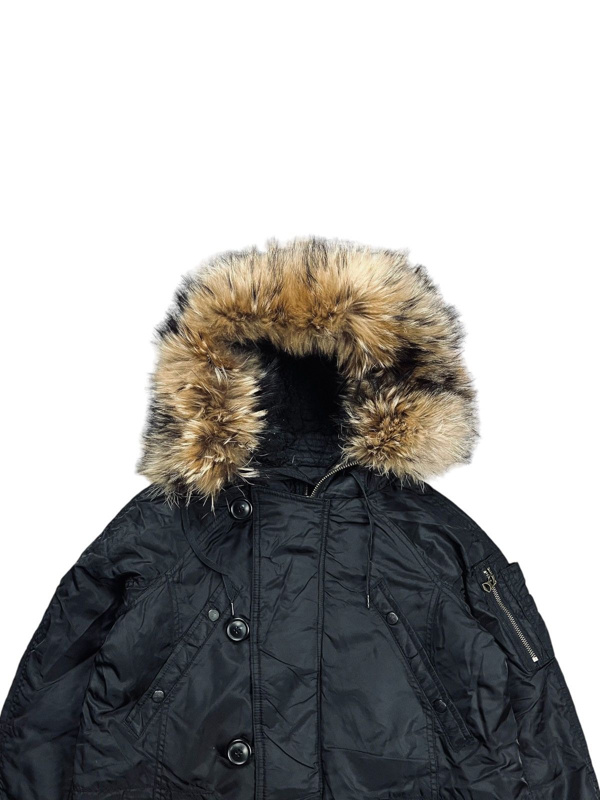 14th Addiction 2000s GOA - Fur Hoodie Jacket Size US M / EU 48-50 / 2 - 4 Thumbnail
