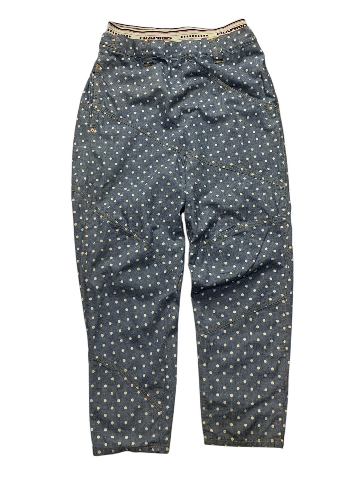 Frapbois 🐍 Frapbois Issey Miyake Drop Crotch Polka dot Pants Size US 30 / EU 46 - 1 Thumbnail