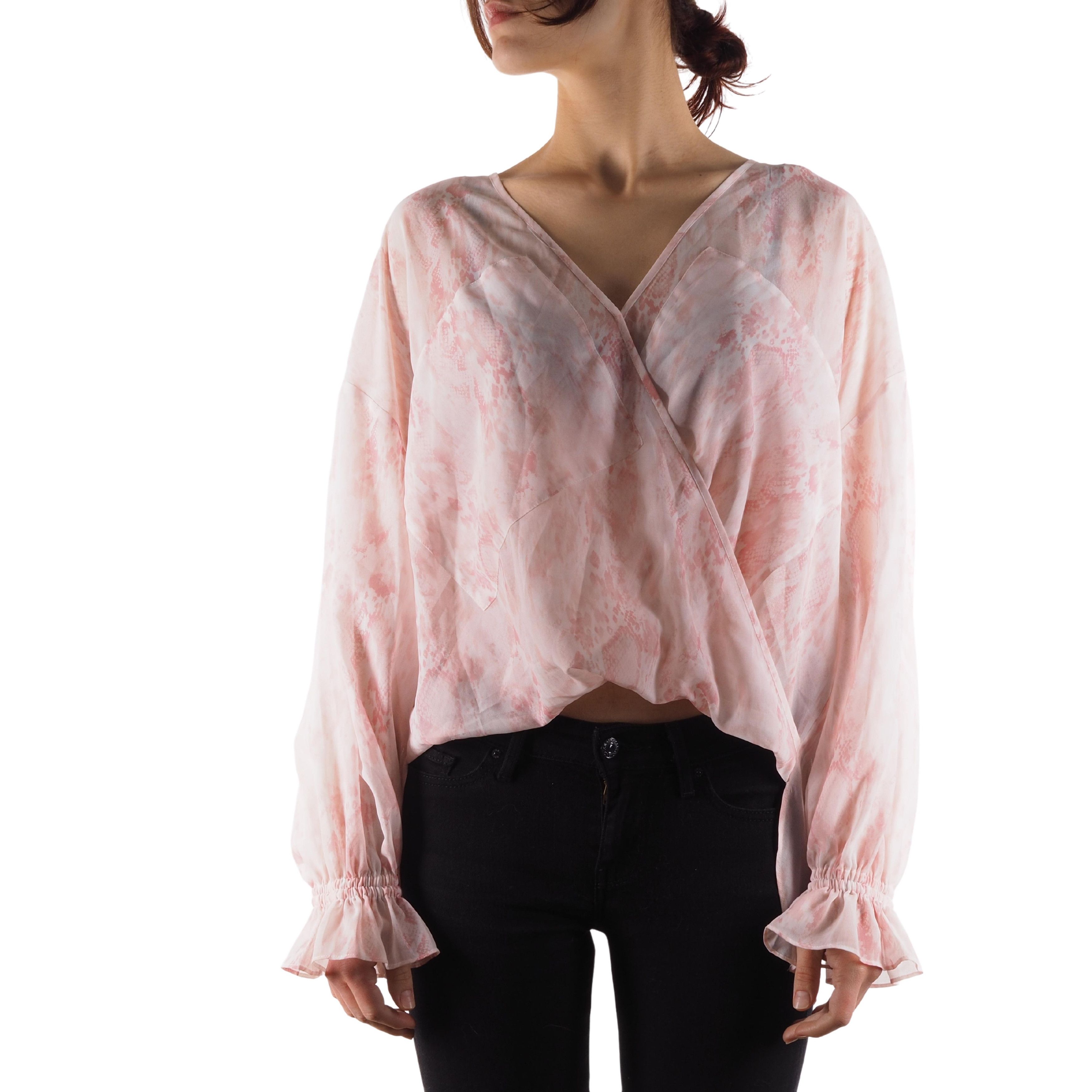 Allsaints Allsaints Penny Masala Top Women's Soft Pink Blouse Shirt Size M / US 6-8 / IT 42-44 - 1 Thumbnail
