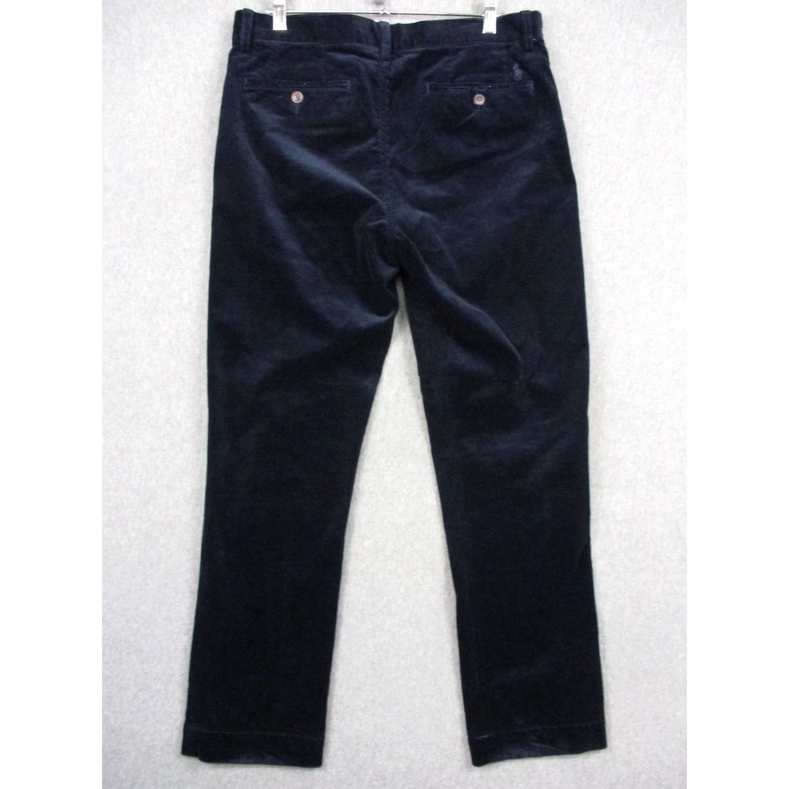 Polo Ralph Lauren Polo Ralph Lauren Corduroy Pants Mens 32x30 Blue Stretch Chino CasualS mens Regular Straight Flat Front Zip Fly Belt Loops Pockets Logo 90s Style Size US XS / EU 42 / 0 - 5 Thumbnail