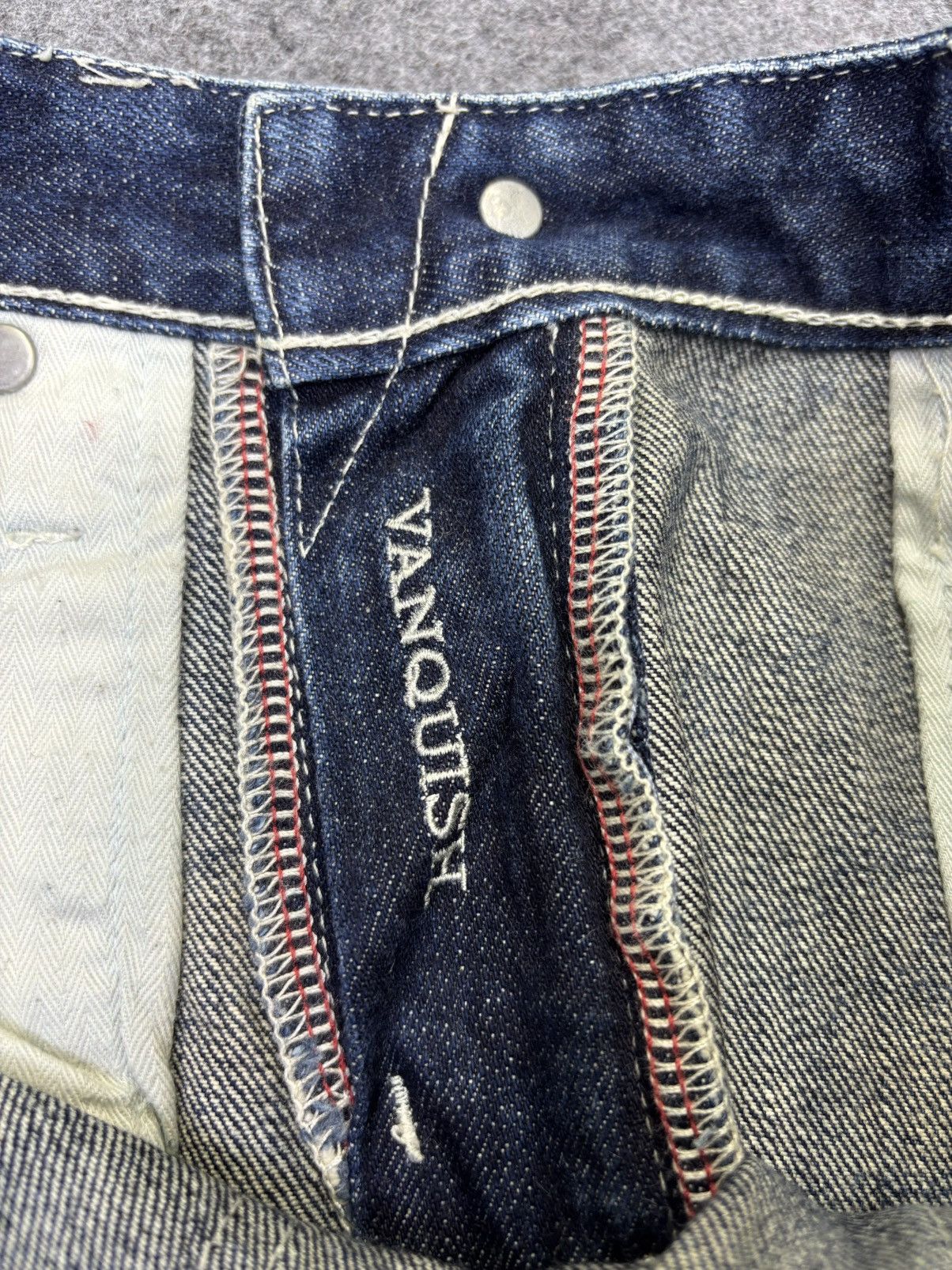💥Insane Style💥Vanquish Paint Spltter Distressed Denim F707