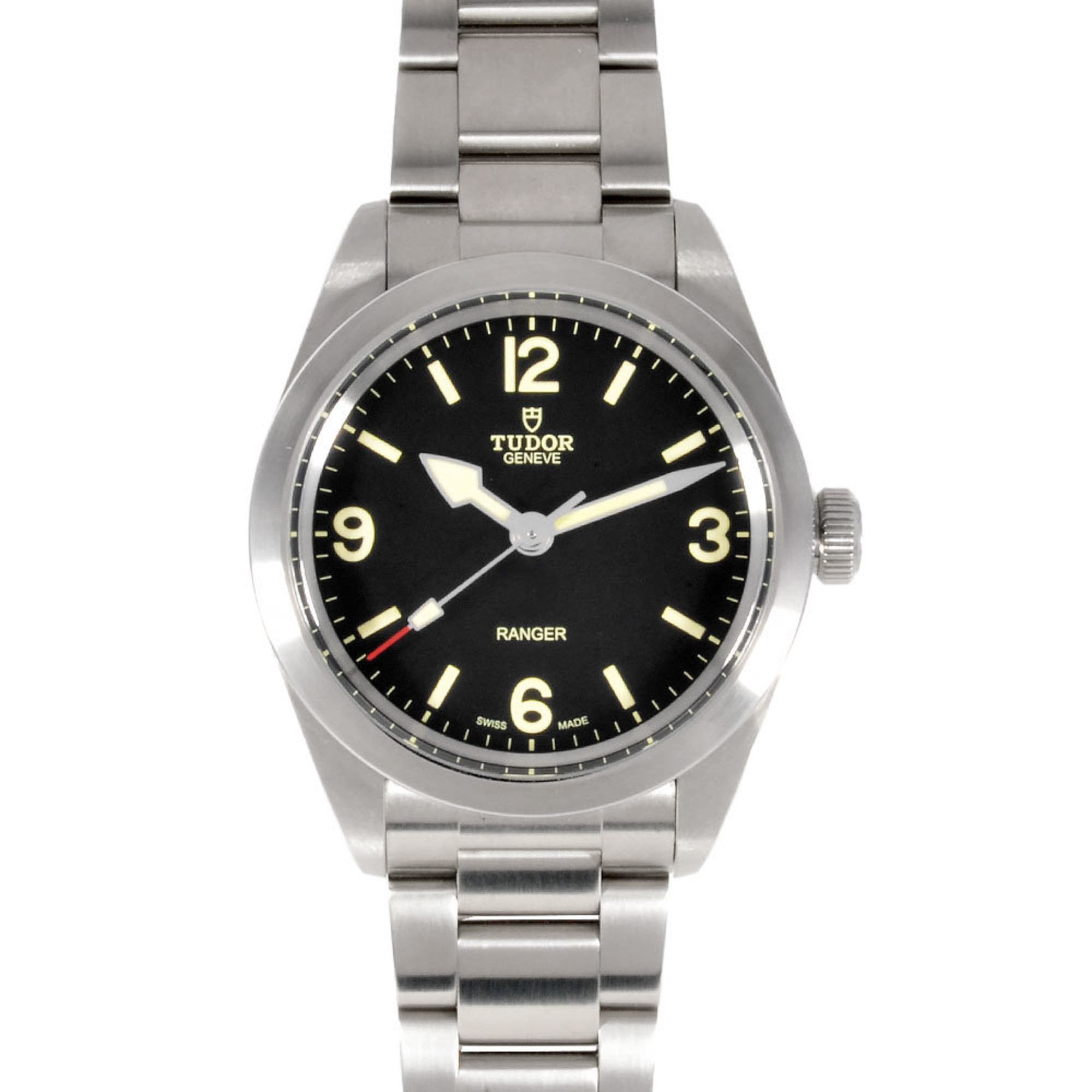 Tudor 79950 Ranger Automatic Watch Black Dial Men's