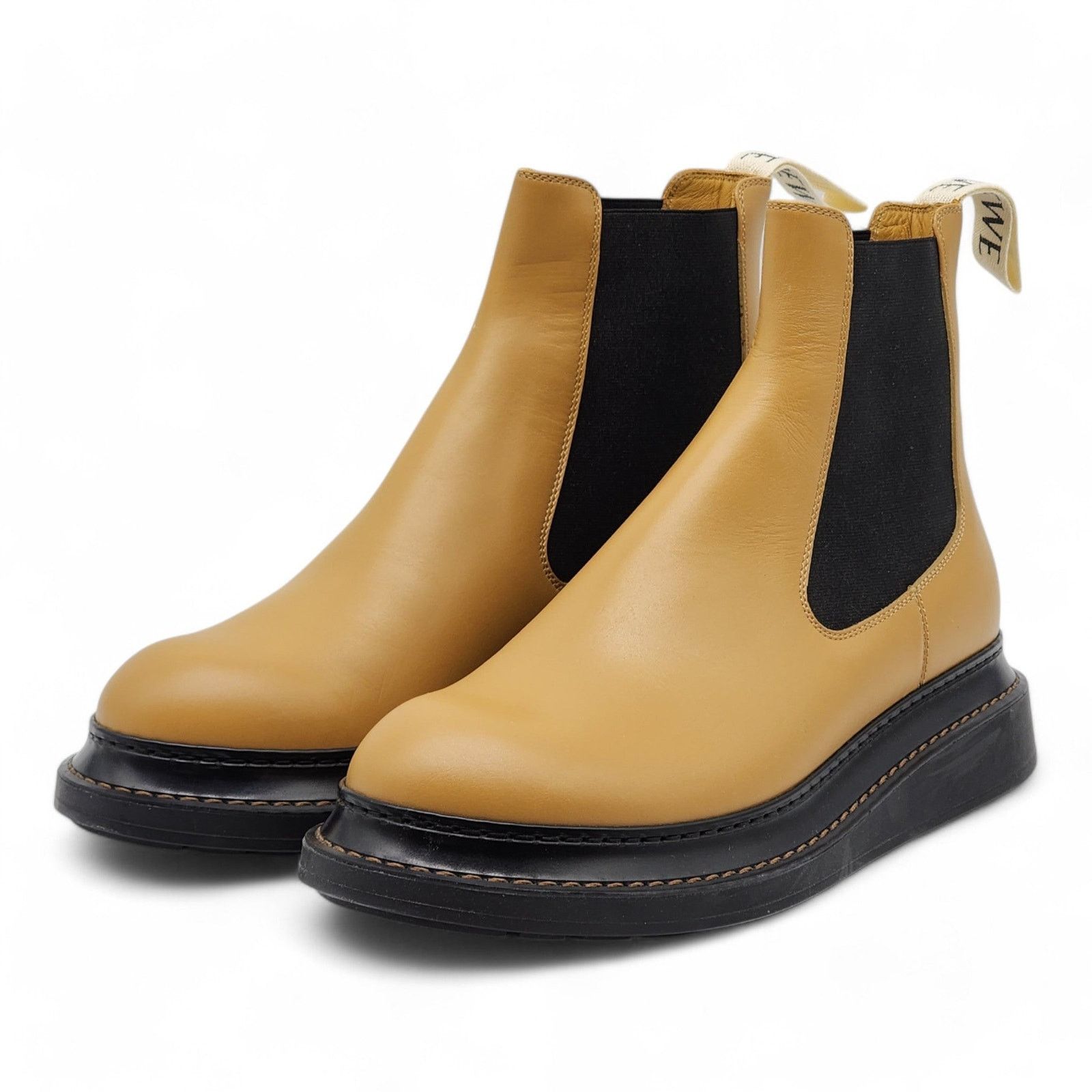 Flatform Chelsea Boots - Leather - Brown $1350