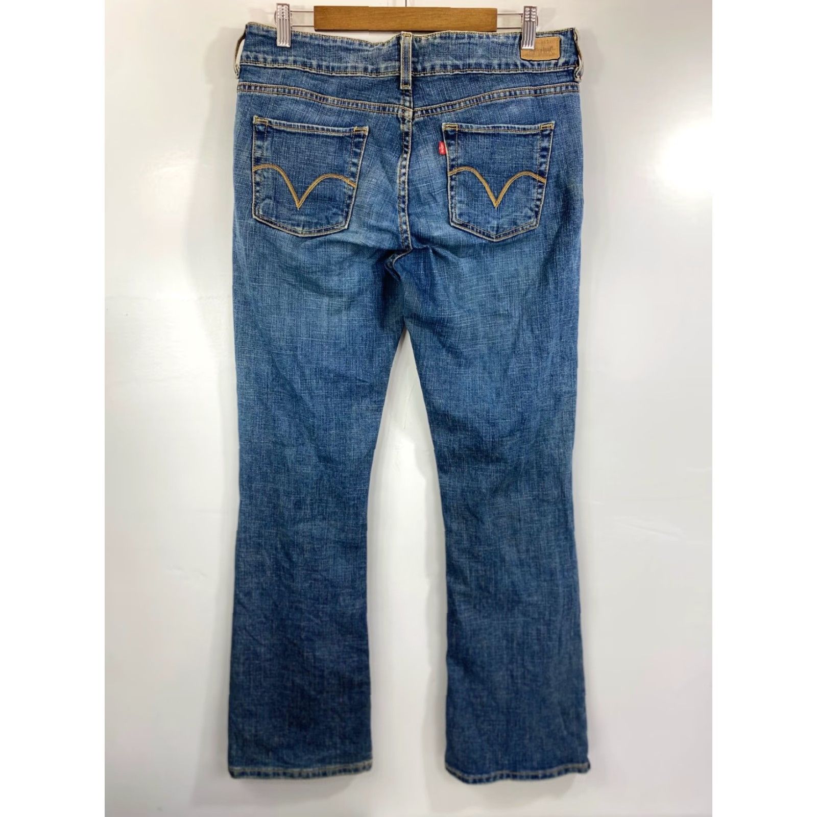 Levi's Levis 526 Jeans Womens Bootcut 526 Series Denim Blue 5-Pocket Stretch Size 12 Regular Full Length Inseam 31 in Size 34" / US 12 / IT 48 - 2 Thumbnail