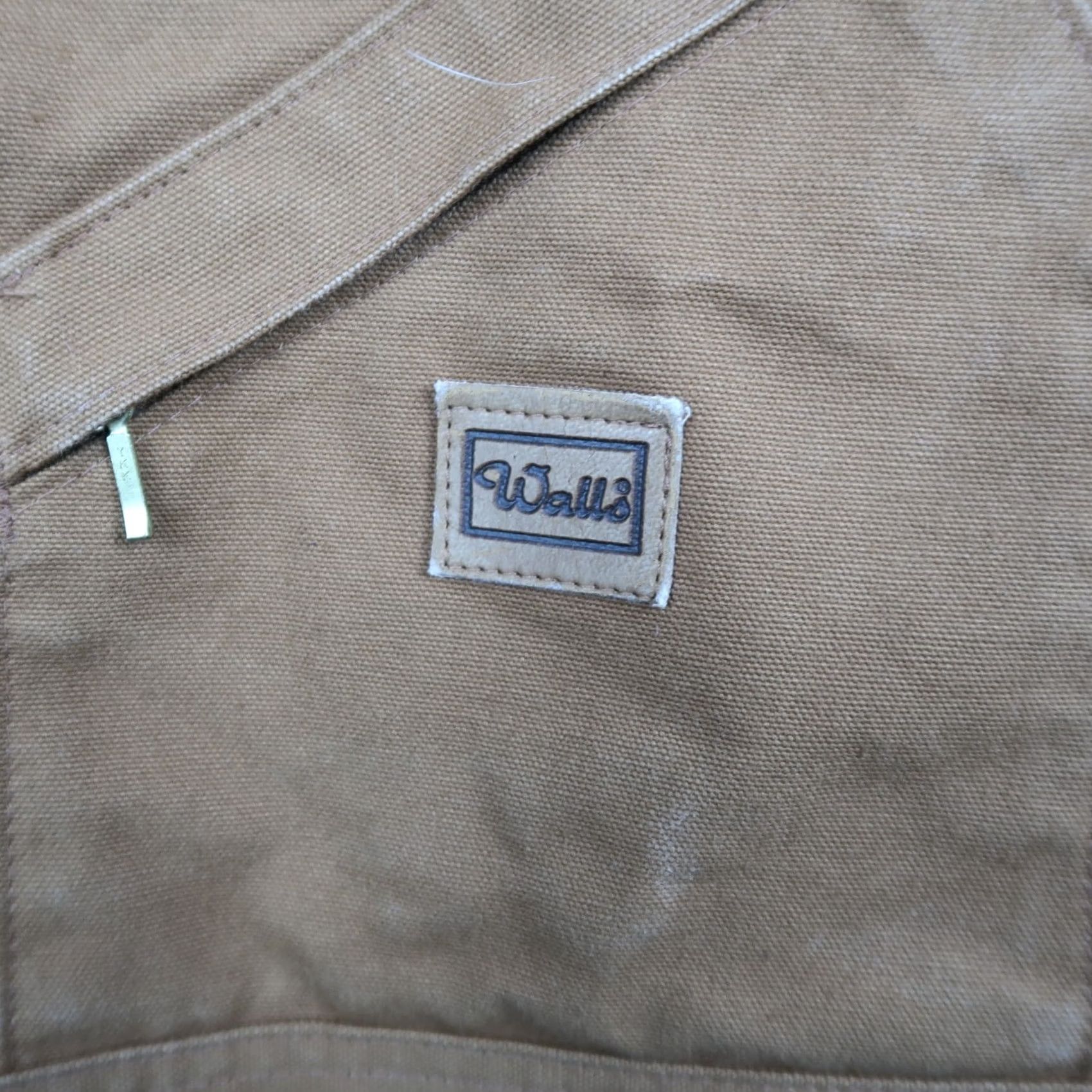 Walls VINTAGE Walls Cropped Detroit Jacket Brown Insulated Canvas 90s Grunge Denim? (Note: original title does not include Denim) Size US 32 / EU 48 - 4 Thumbnail