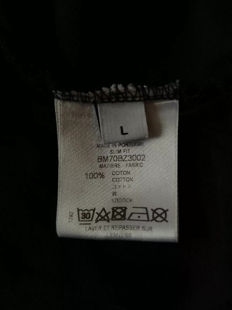 Givenchy Givenchy Black Short Sleeve T-Shirt Classic Letter Style Size US L / EU 52-54 / 3 - 3 Thumbnail