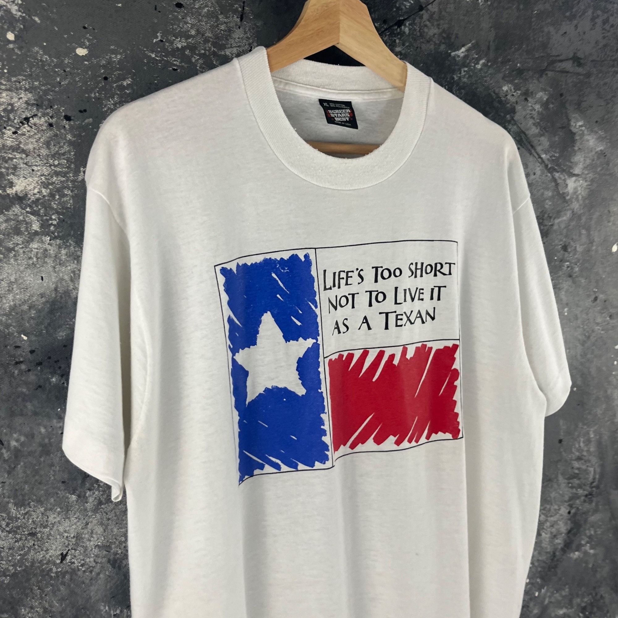 Vintage Vintage 1990 Texan script shirt Size US L / EU 52-54 / 3 - 2 Thumbnail