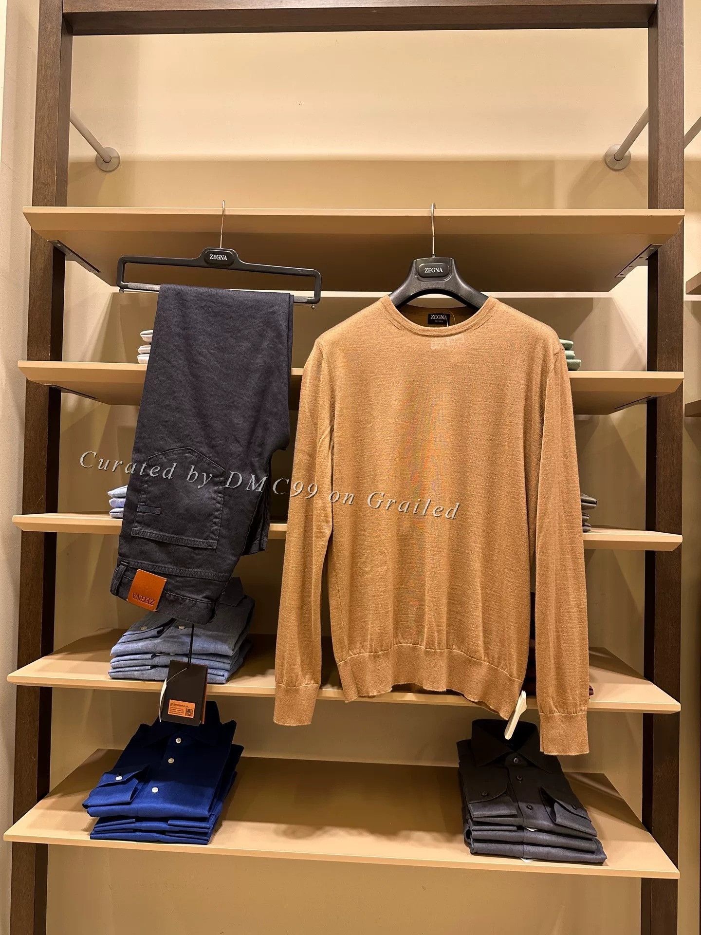 Ermenegildo Zegna Zegna Men's Cashmere Silk Knit Sweater Size US M / EU 48-50 / 2 - 3 Thumbnail