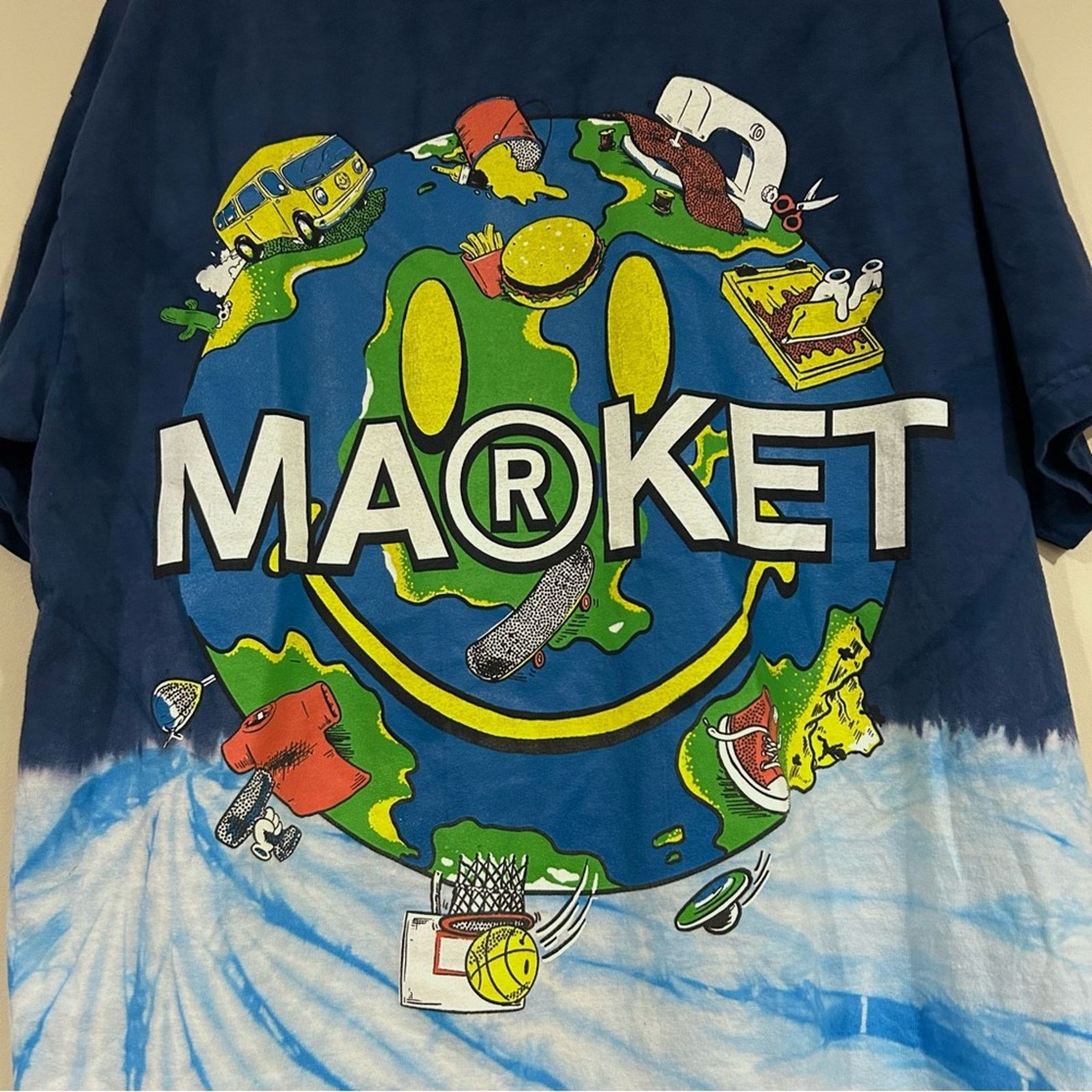 Market Chinatown Market Smiley Globe Shirt Size US XL / EU 56 / 4 - 3 Thumbnail