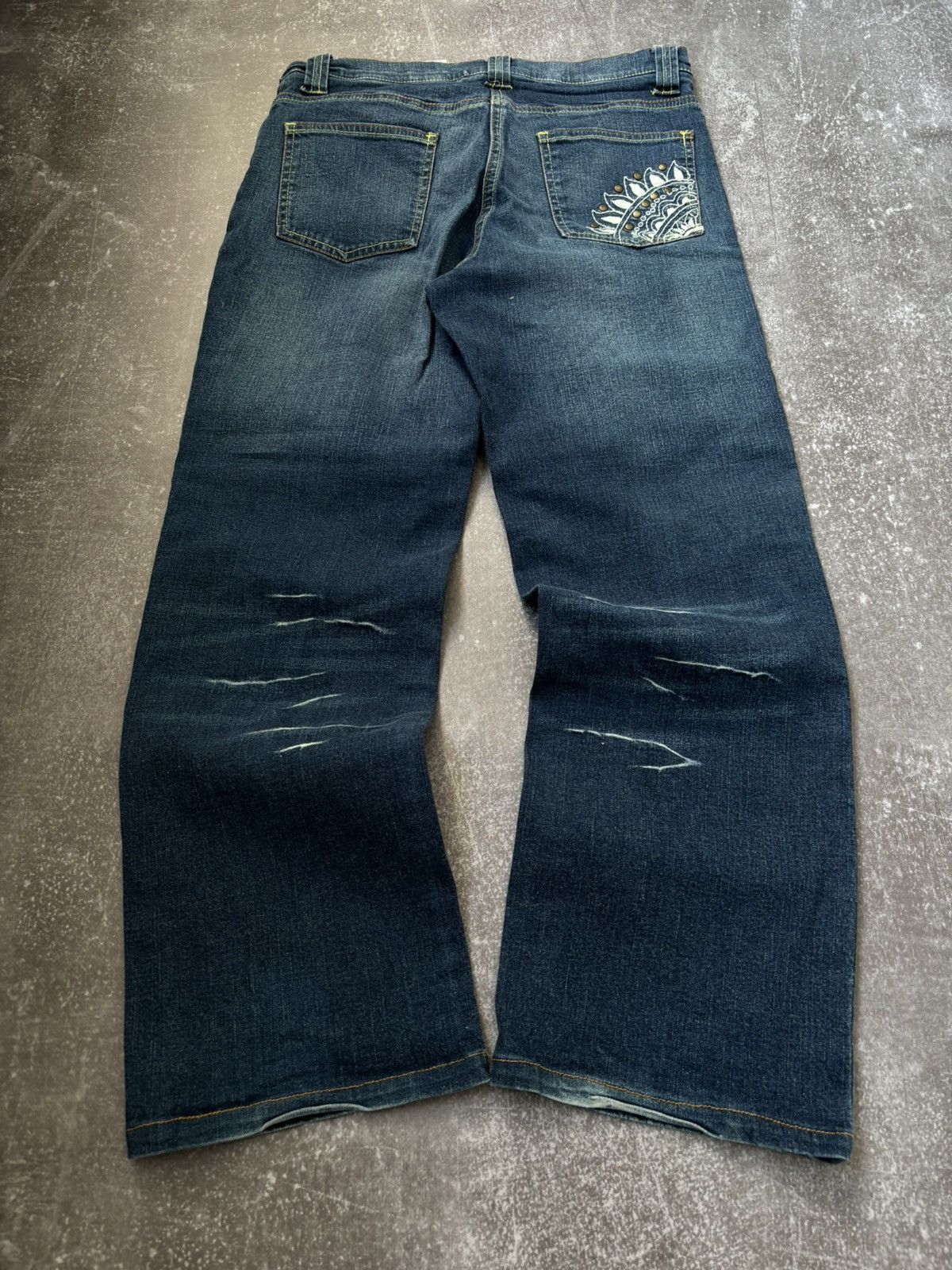 CRAZY VINTAGE BOOT CUT japanese style jeans if six was nine