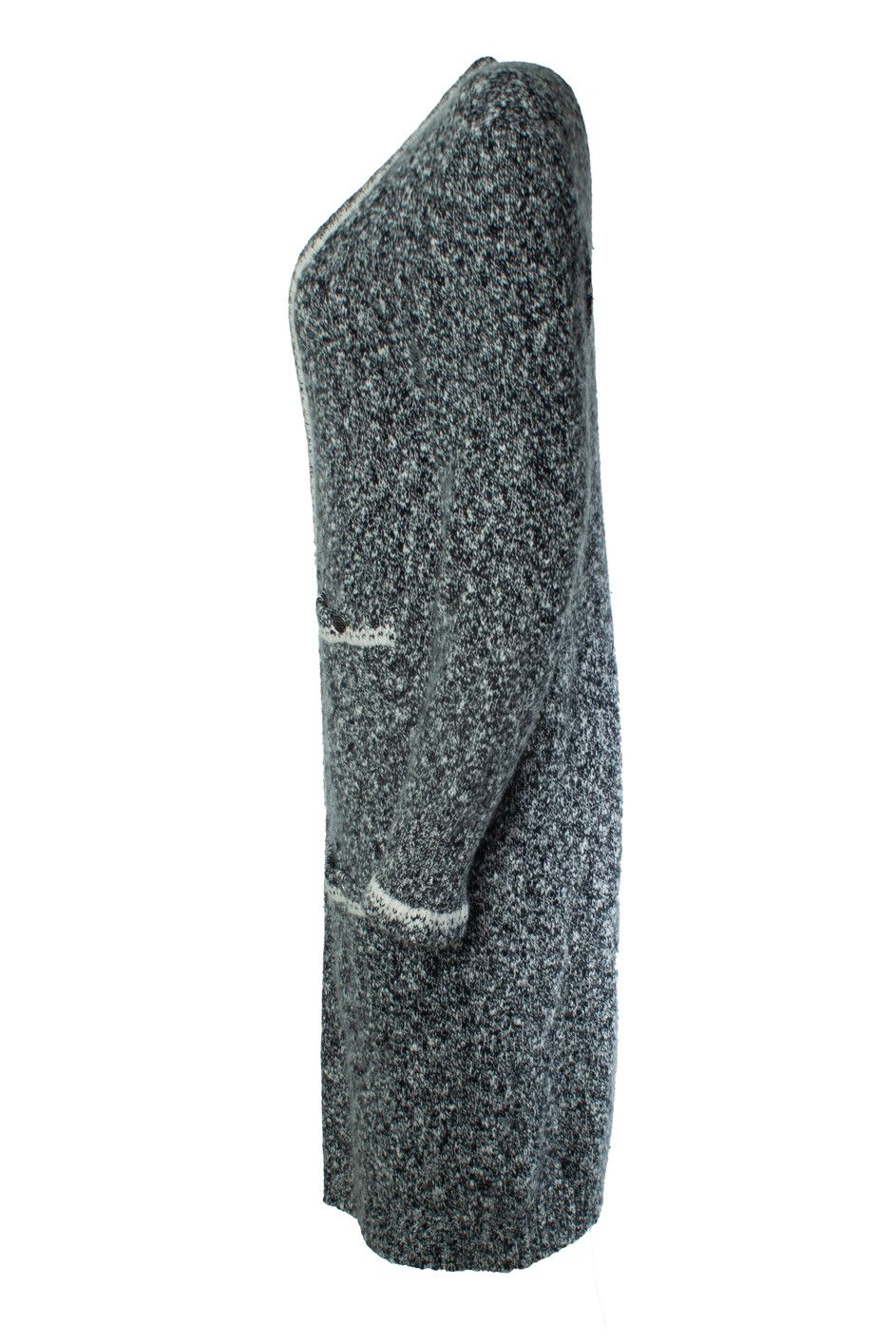 Chanel Chanel, Cashmere cardigan in grey Size S / US 4 / IT 40 - 2 Thumbnail