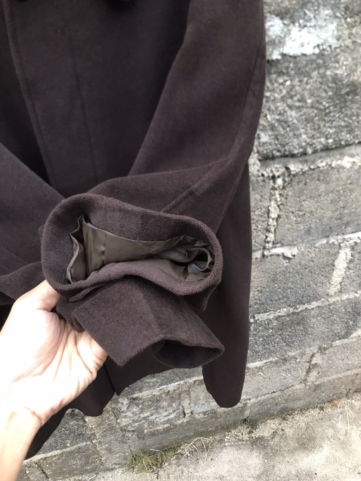 Japanese Brand 🔥Gladan By Blue Rock Brown Wool Long Coat Size US L / EU 52-54 / 3 - 6 Thumbnail