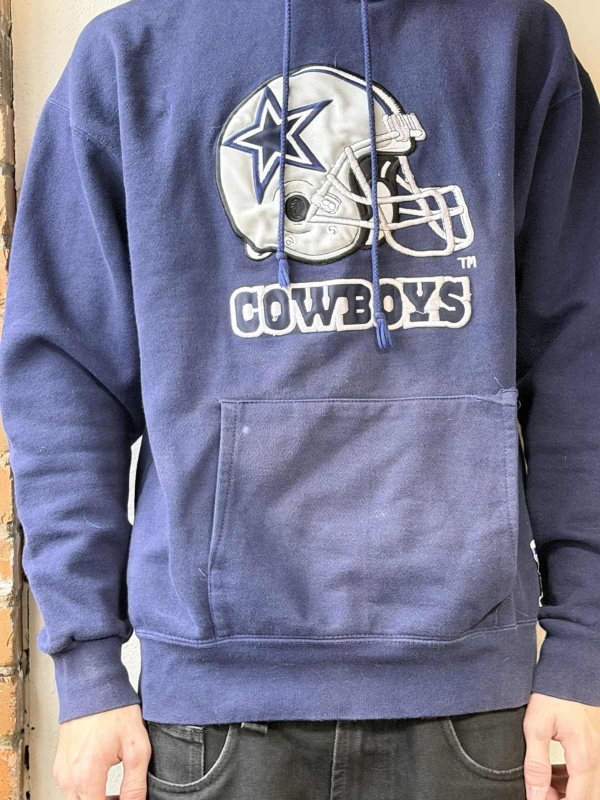 Vintage Faded Vintage cowboys hoodie Size US L / EU 52-54 / 3 - 2 Thumbnail