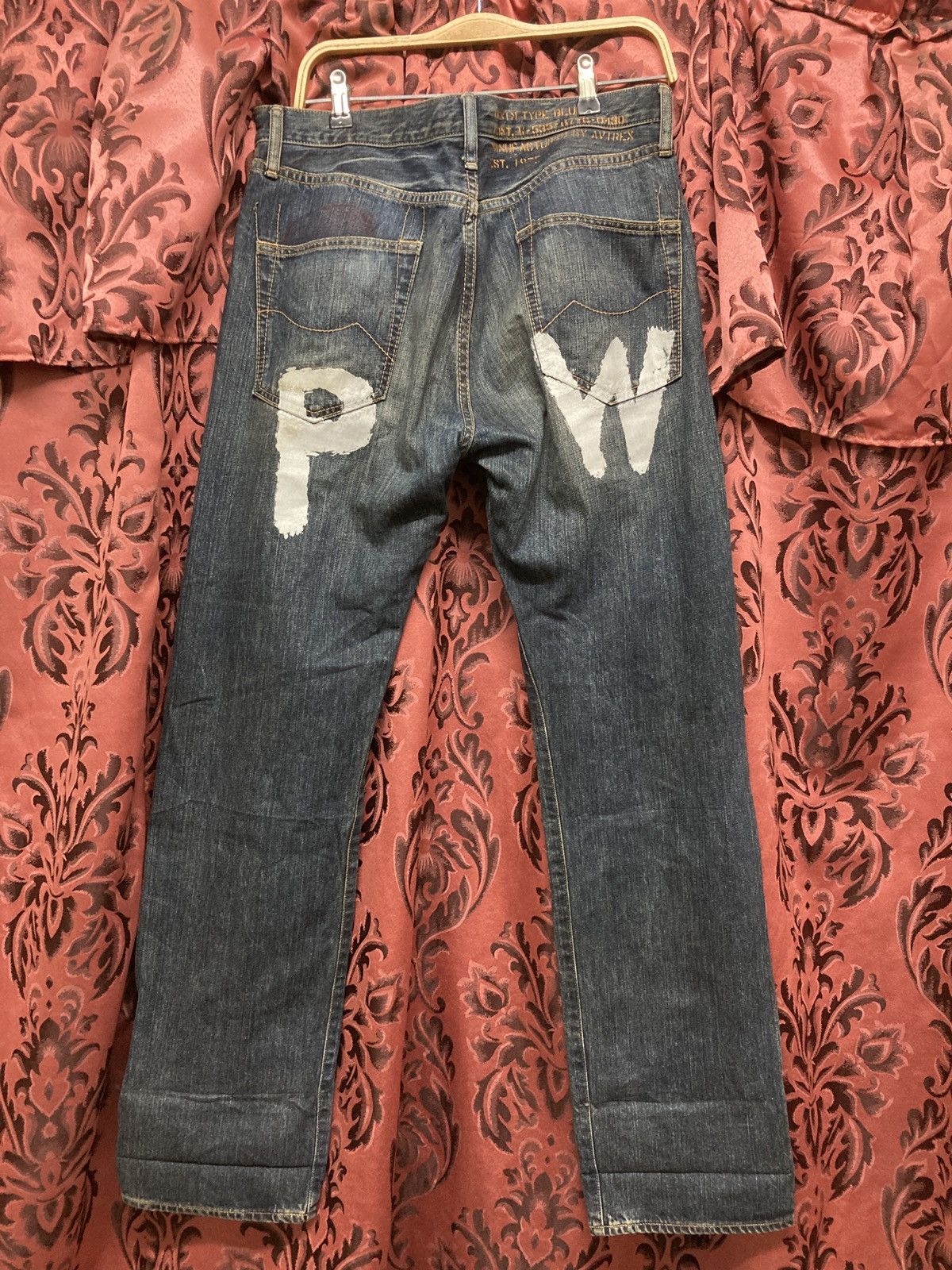 Japanese Brand Avirex type blue pw prisoner of war jean Size US 32 / EU 48 - 1 Thumbnail