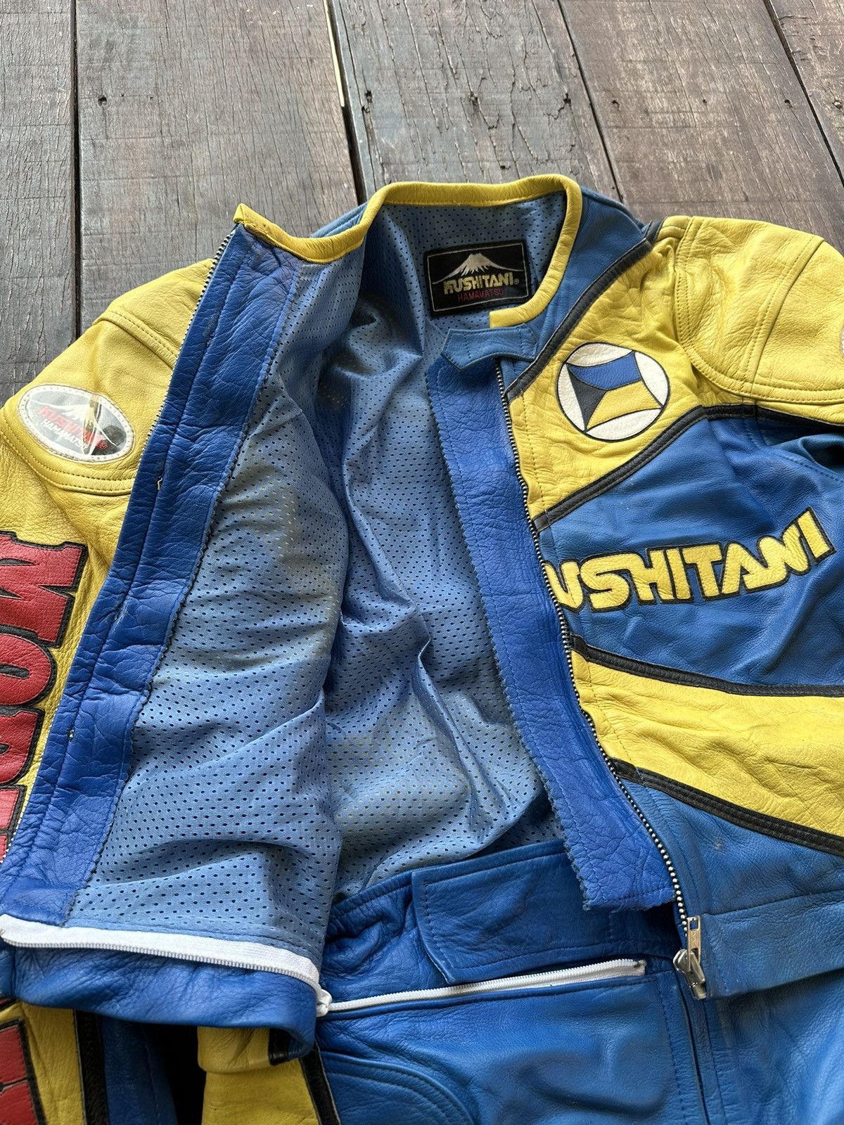 Japanese Brand Kushitani hamamatsu moriwaki suit racing leather Size US S / EU 44-46 / 1 - 9 Thumbnail