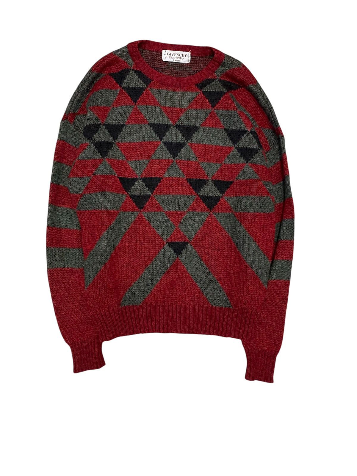 Givenchy 1990s Givenchy Wool Mohair Alpaca knit Size US L / EU 52-54 / 3 - 1 Thumbnail