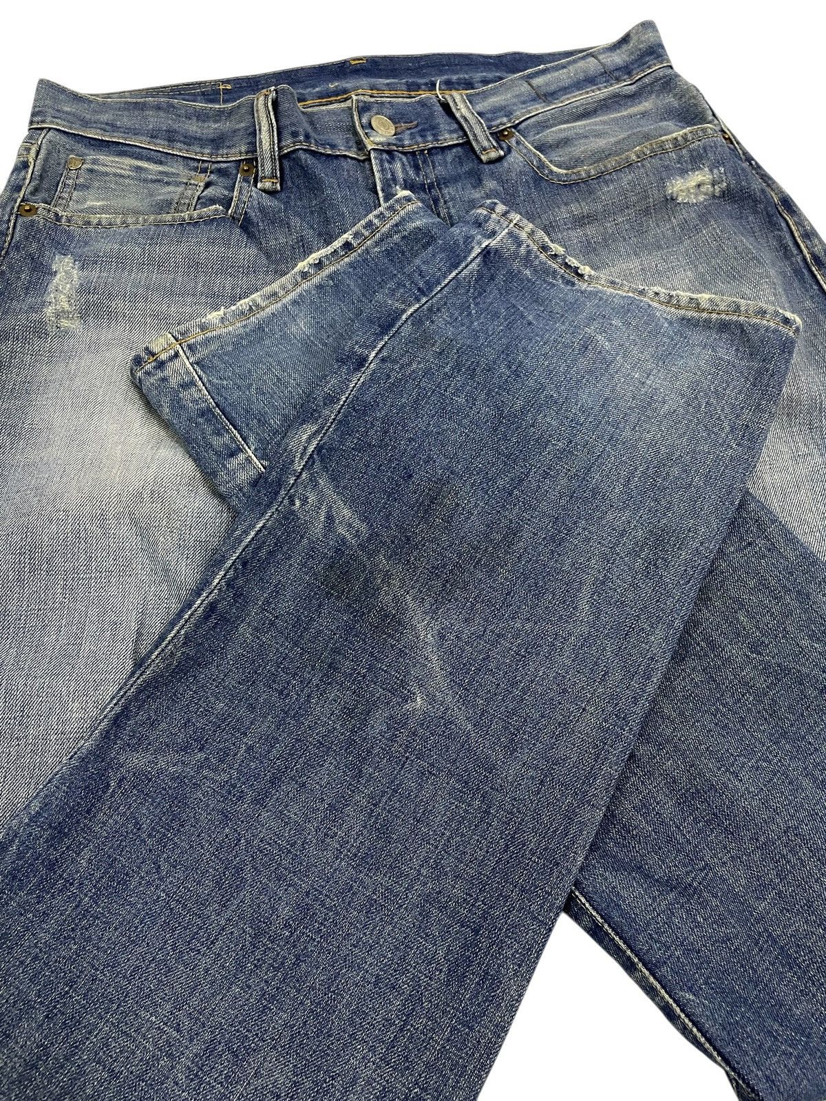 Denim & Supply Ralph Lauren Vintage Denim Supply RL Distressed Jeans Size US 34 / EU 50 - 8 Thumbnail