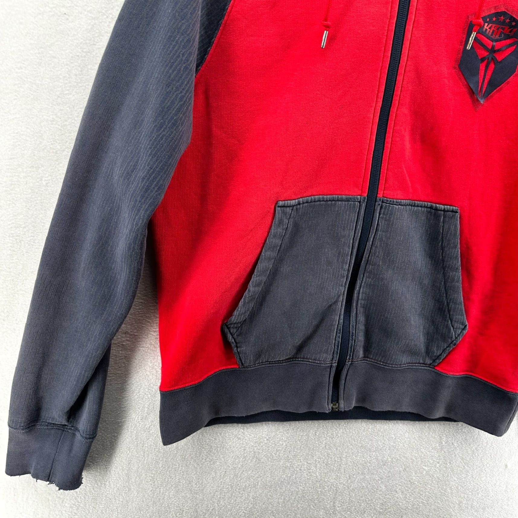 Nike Nike Full Zip Hoodie Kobe Bryant Mamba Red Black Men's XL Long Sleeve Pockets Size US XL / EU 56 / 4 - 3 Thumbnail