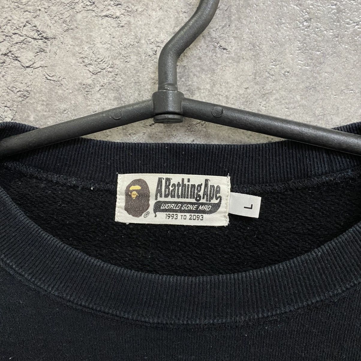 Bape Bathing Ape Sweatshirt BAPE Crewneck Black Sweater Big Logo Size US L / EU 52-54 / 3 - 7 Thumbnail