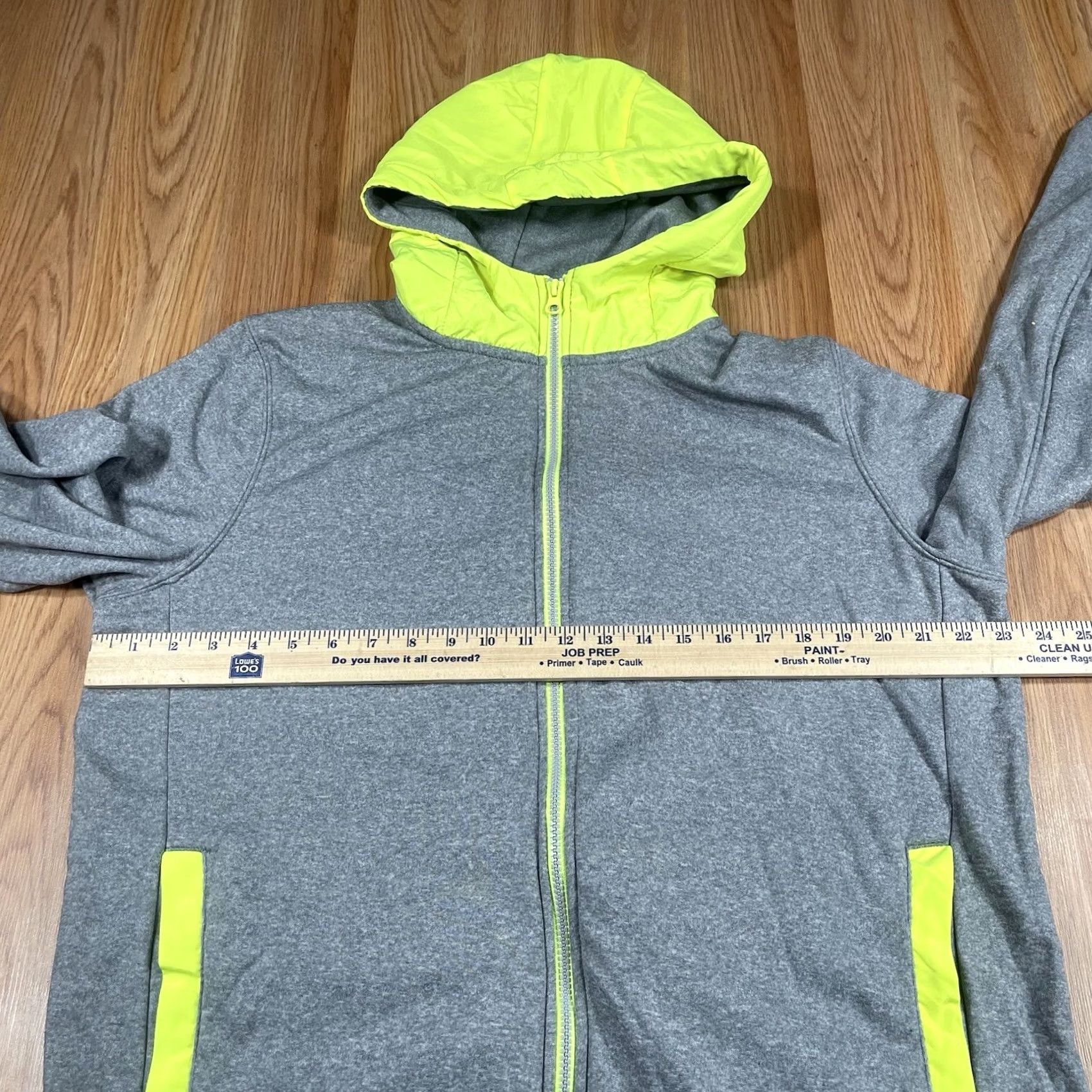 Layer 8 Layer 8 Mens Hoodie Large Full Zip Hoodie Hooded Shirt Gray Green Navy Multicolor Zip Front Sweatshirt Regular Fit OS none Size US L / EU 52-54 / 3 - 5 Thumbnail