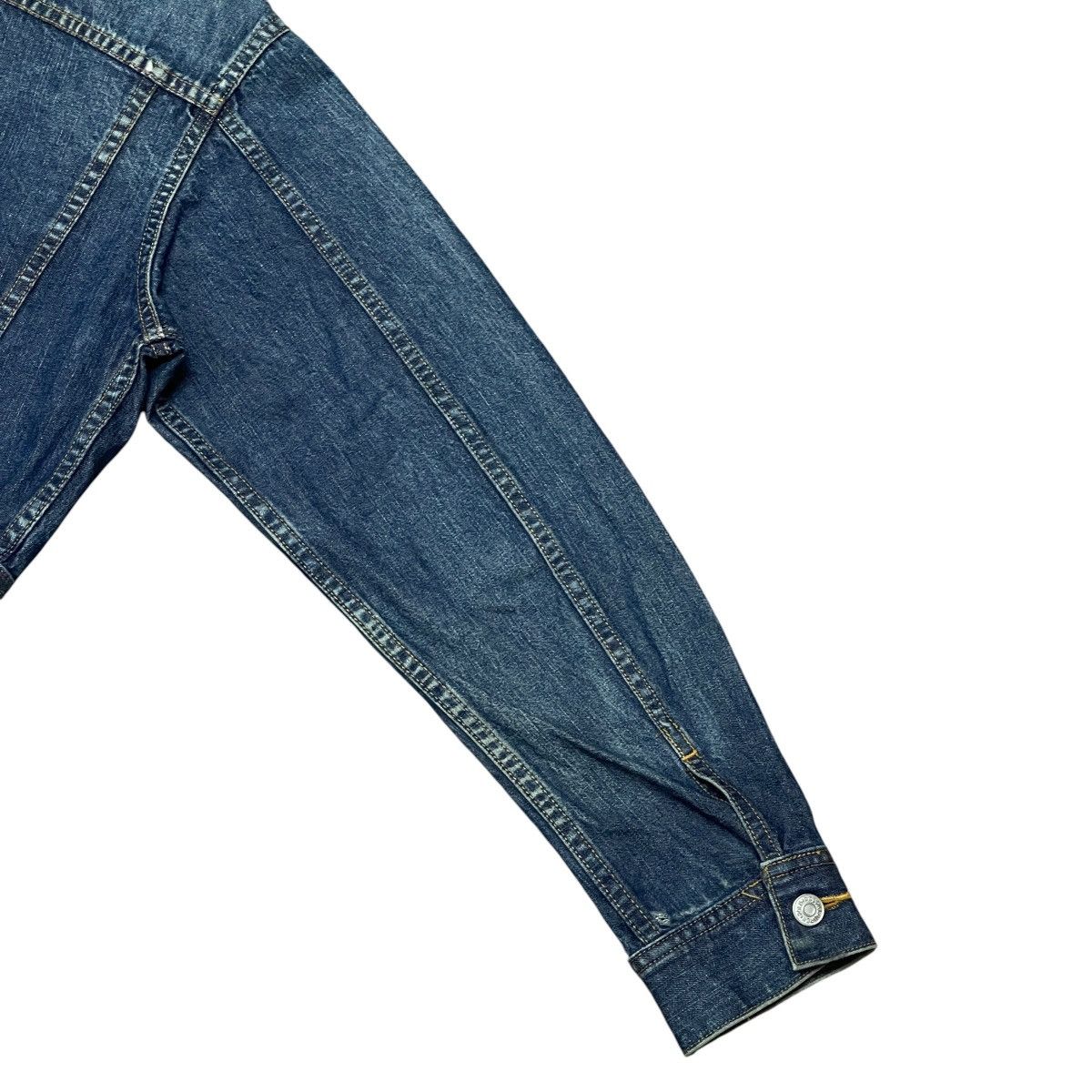 Ralph Lauren Vintage 90s Ralph Lauren Boxy Cropped Trucker Denim Jacket Size M / US 6-8 / IT 42-44 - 10 Thumbnail