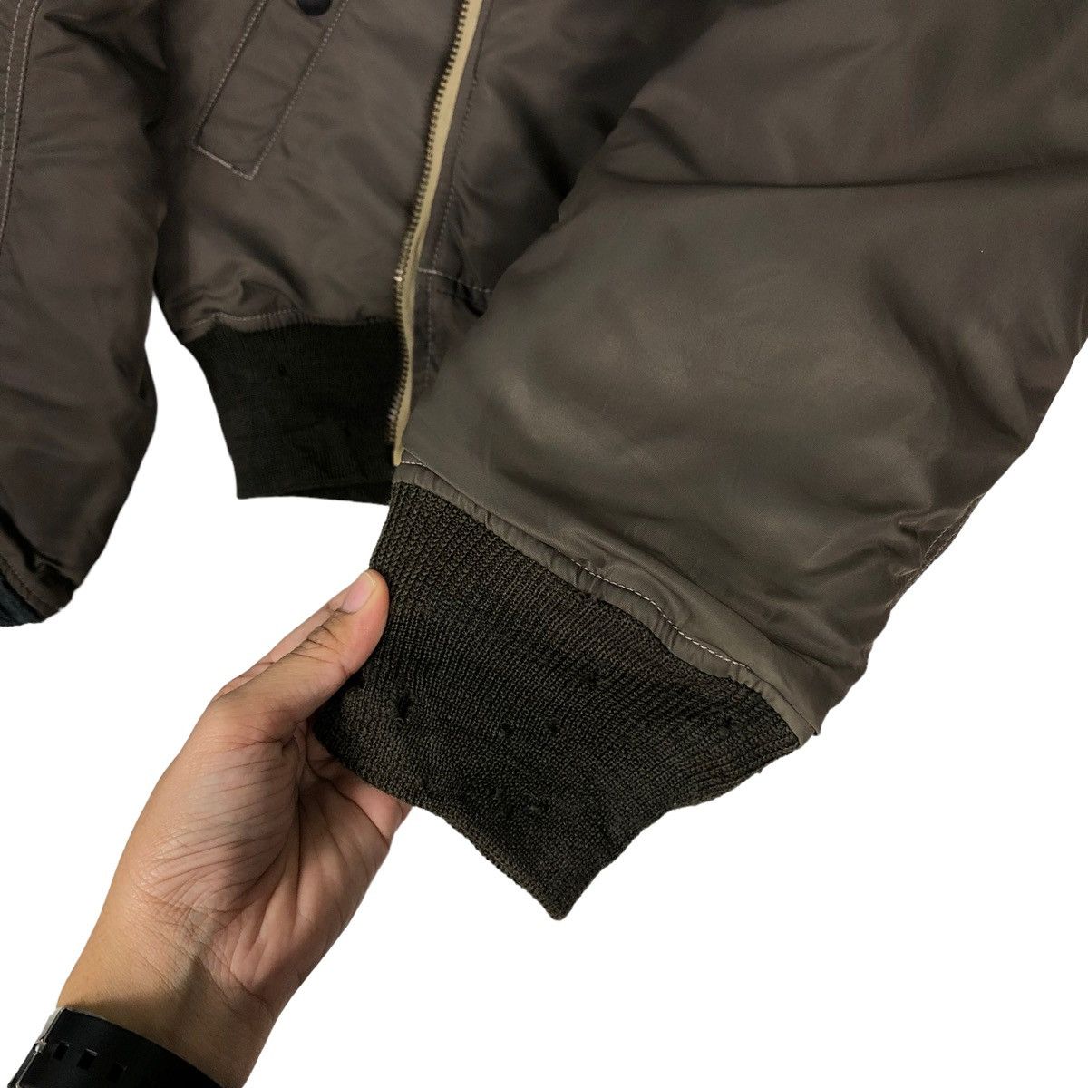 Buzz Rickson's 🔥80’s Vintage Bomber Jacket Riot Aero Medical Pherrow’s Size US S / EU 44-46 / 1 - 16 Thumbnail