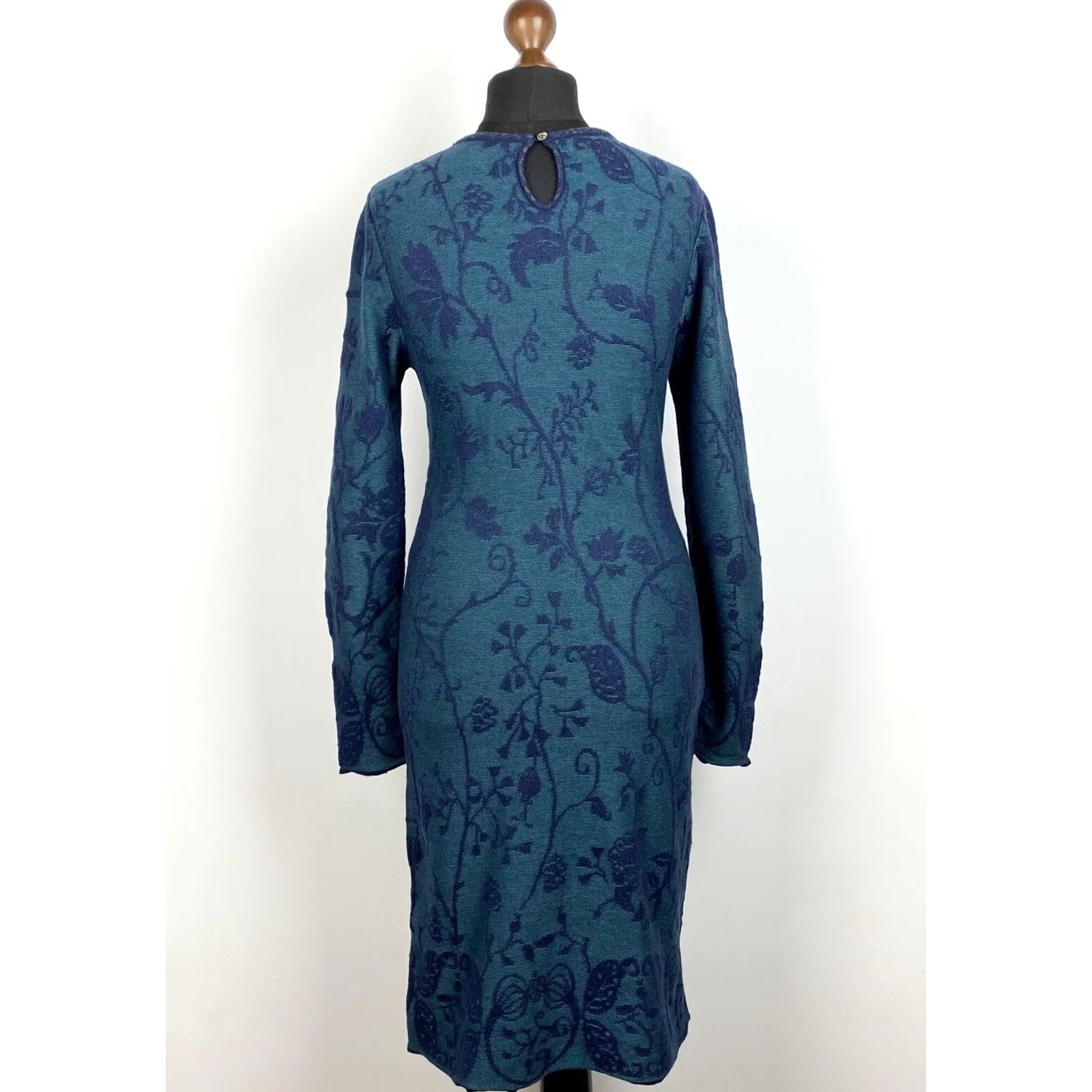 Vintage IVKO Womens Wool Dress Size 38 A-Line Multicoloured Long Dress Womens Size XS / US 0-2 / IT 36-38 - 4 Thumbnail