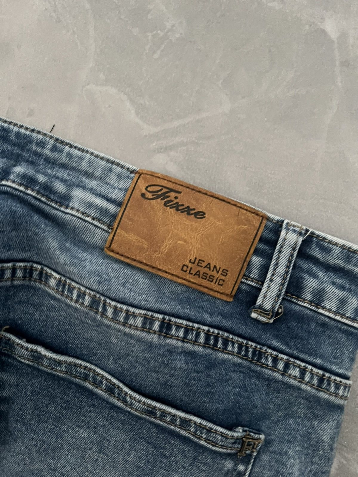Japanese Brand Shredded Faded Streetwear / Slim Relax Y2K Undercover Style Size US 34 / EU 50 - 7 Thumbnail