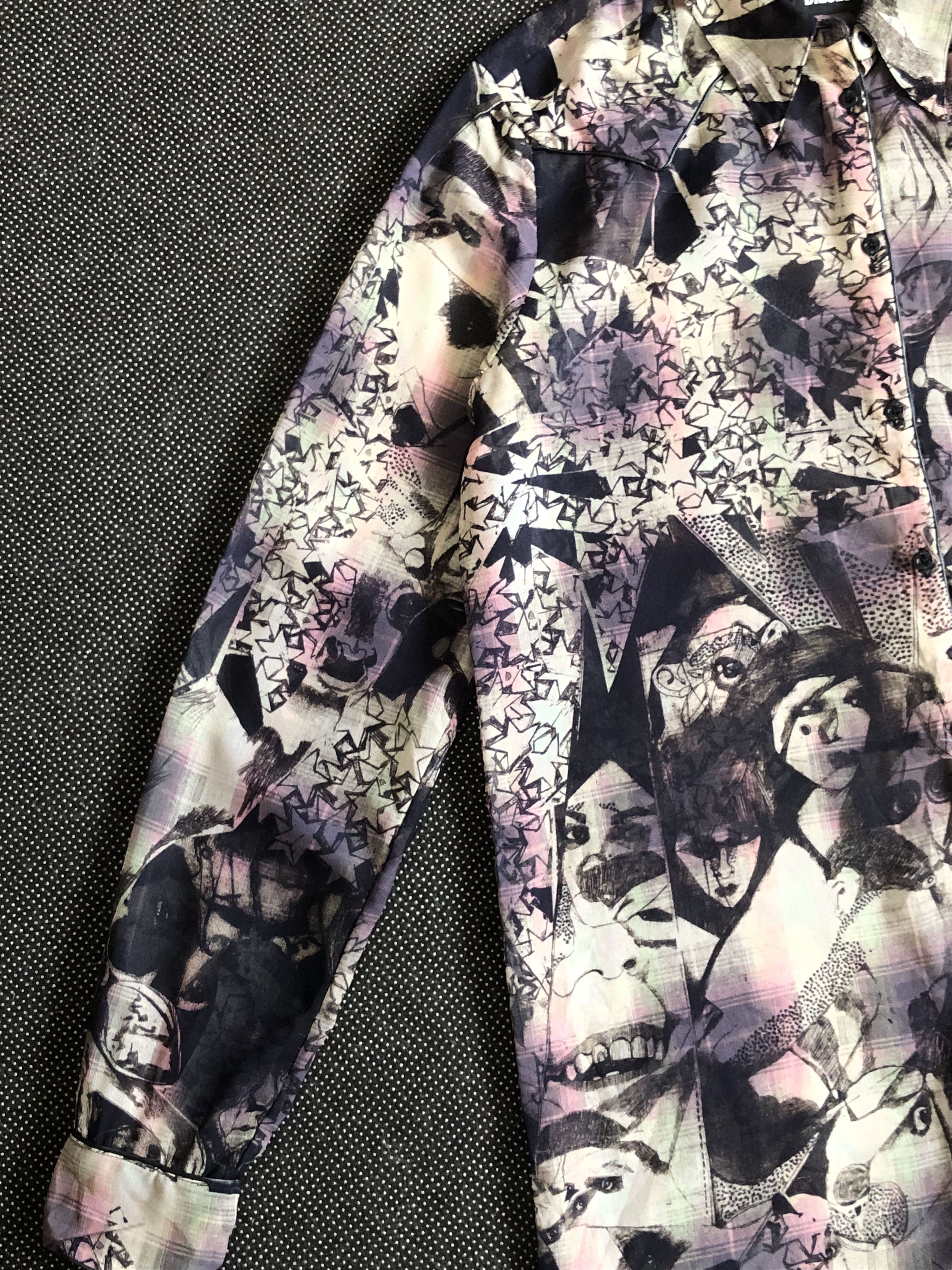 Diesel RARE🔥DIESEL SHEEPSKIN PIPELINE PAPERTHIN HORROR JUNJI ITO Size M / US 6-8 / IT 42-44 - 5 Thumbnail