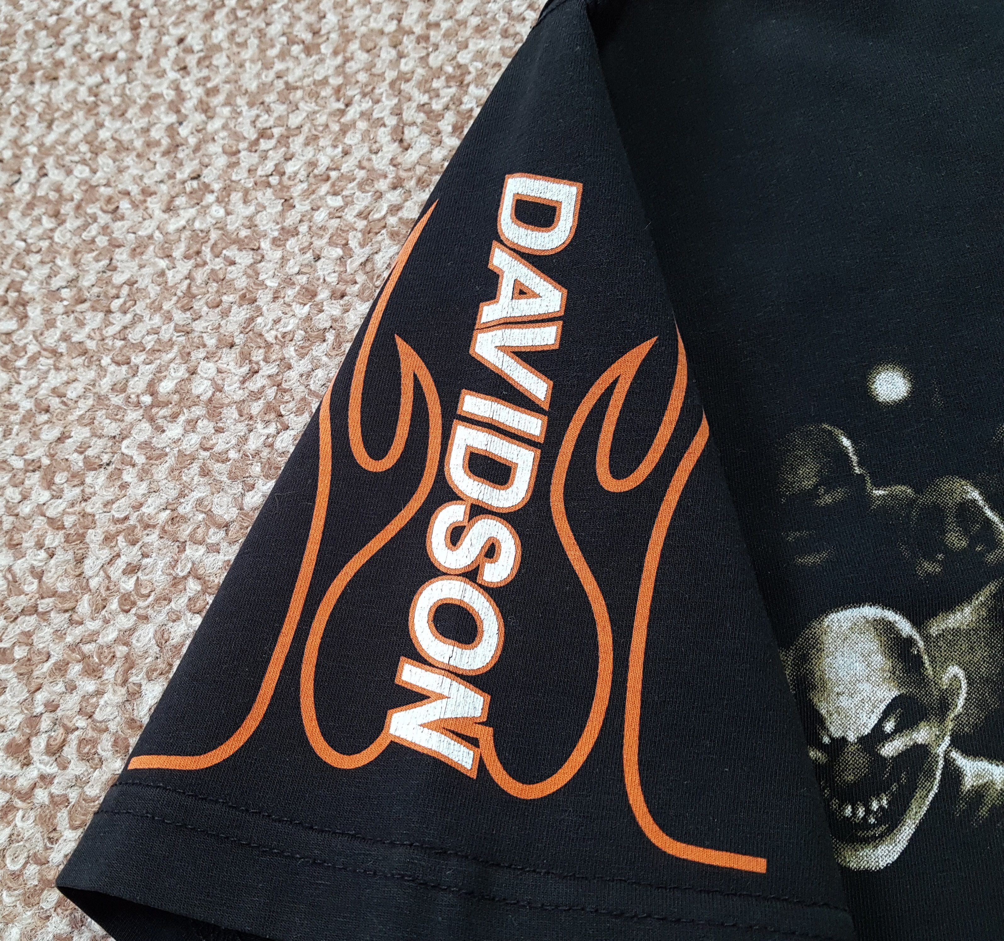 Harley Davidson Harley Davidson Vintage Clown Biker T Shirt made in USA Size US XL / EU 56 / 4 - 11 Thumbnail