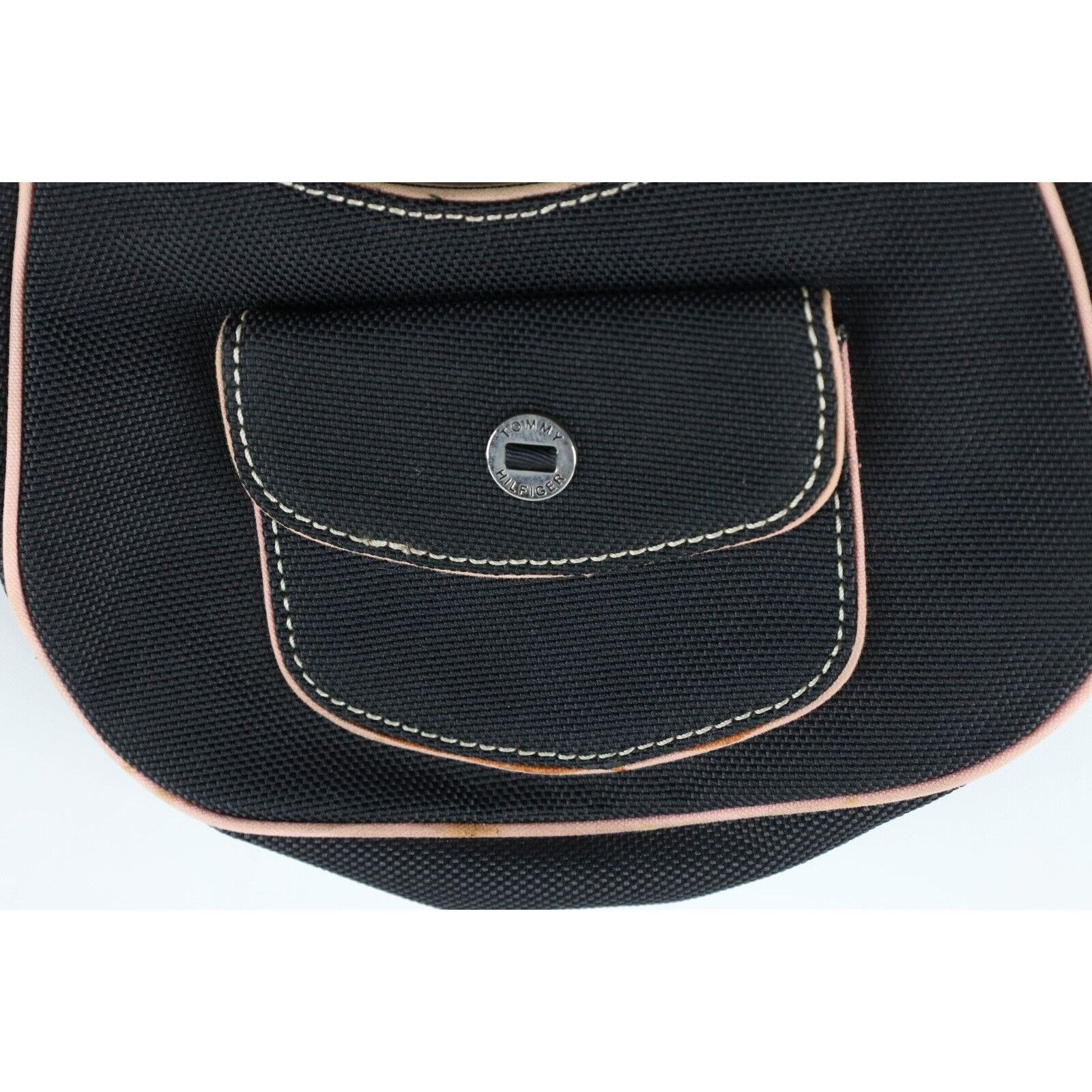 Tommy Hilfiger × Vintage Vintage 90s Y2K Tommy Hilfiger Spell Out Babydoll Handbag Size ONE SIZE - 2 Thumbnail