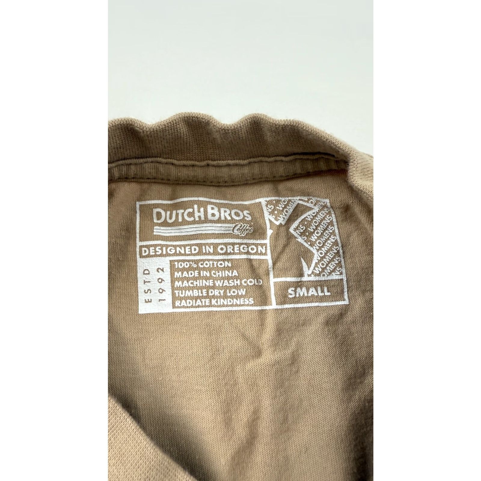 Satisfy Dutch Bros Shirt Womens Small Brown Guaranteed Good To Satisfy Graphic Coffee Tee Size S / US 4 / IT 40 - 3 Thumbnail