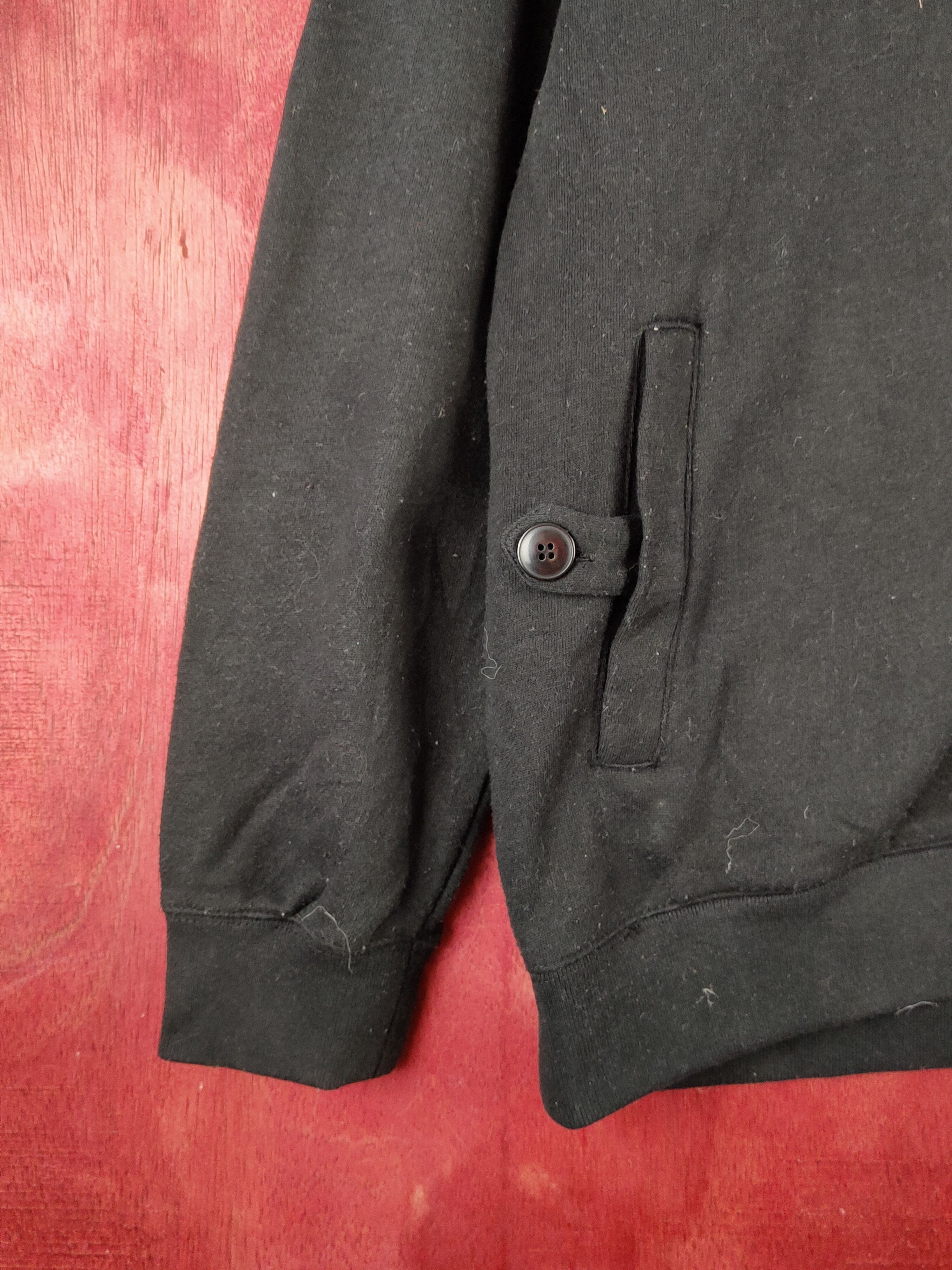 George × Japanese Brand × Vintage George Black ripped distressed Sweaters #S2117 Size US L / EU 52-54 / 3 - 6 Thumbnail