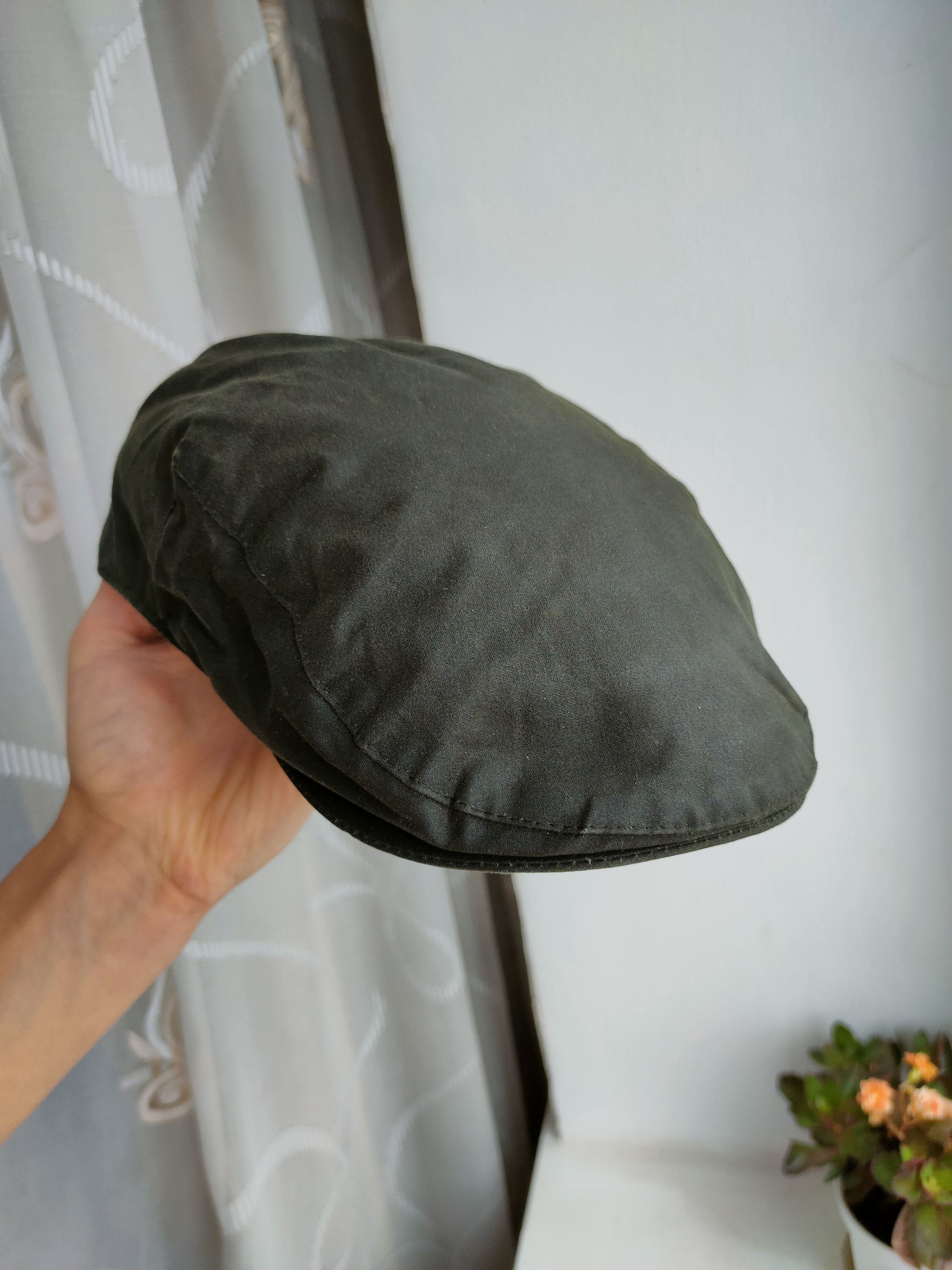 Wax London Waxed Cap Hat Wax Flat Cap Hooligan Cap Driving Baker Size ONE SIZE - 4 Thumbnail
