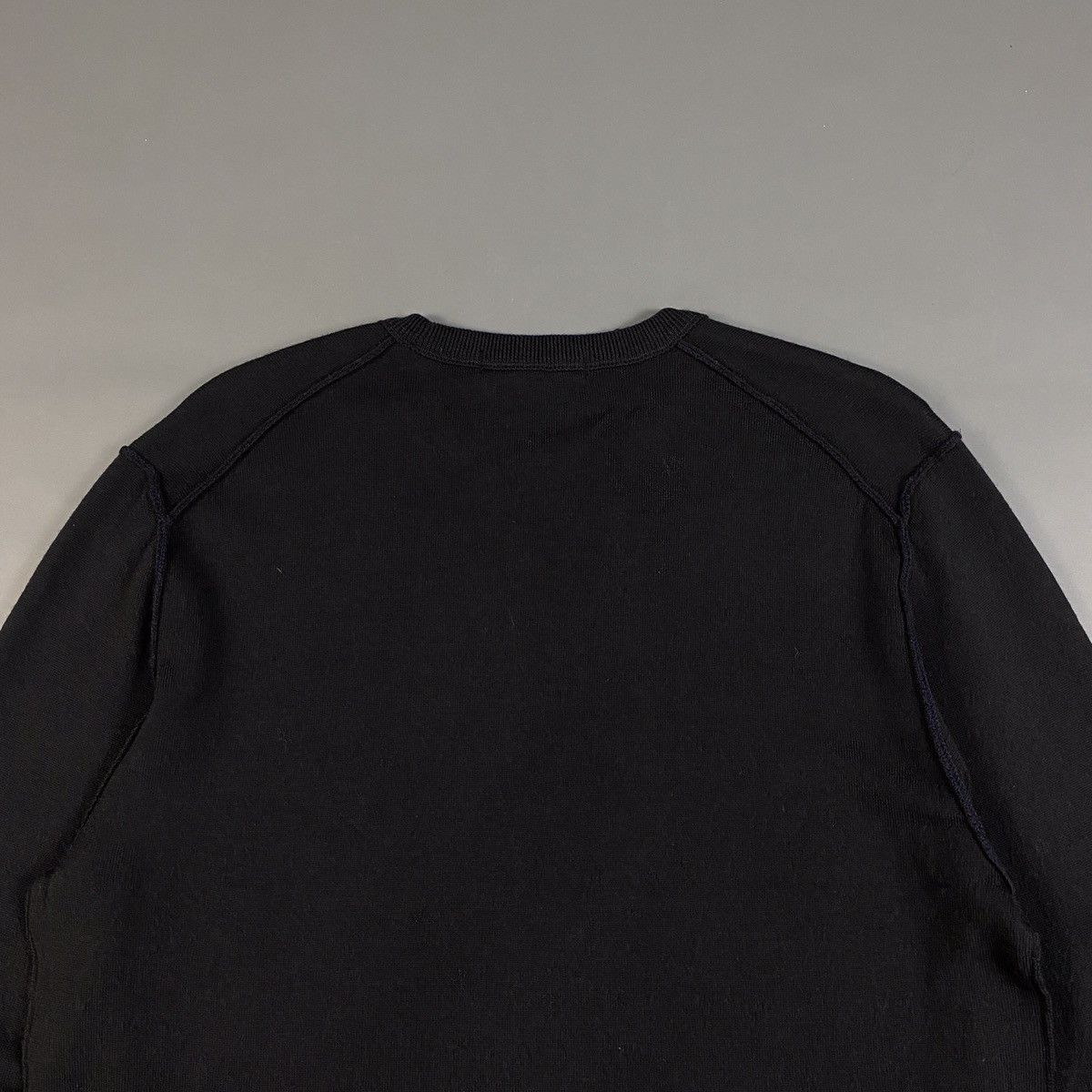 Issey Miyake Issey Miyake Raw Hem Wool Sweater Size US L / EU 52-54 / 3 - 6 Thumbnail
