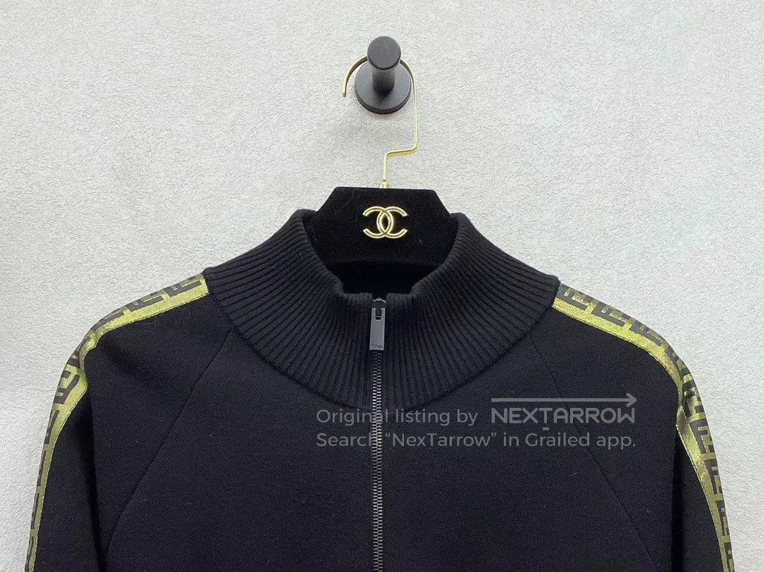 Fendi Fendi Wool Knit Zip-Up Jacket. Size US L / EU 52-54 / 3 - 4 Thumbnail