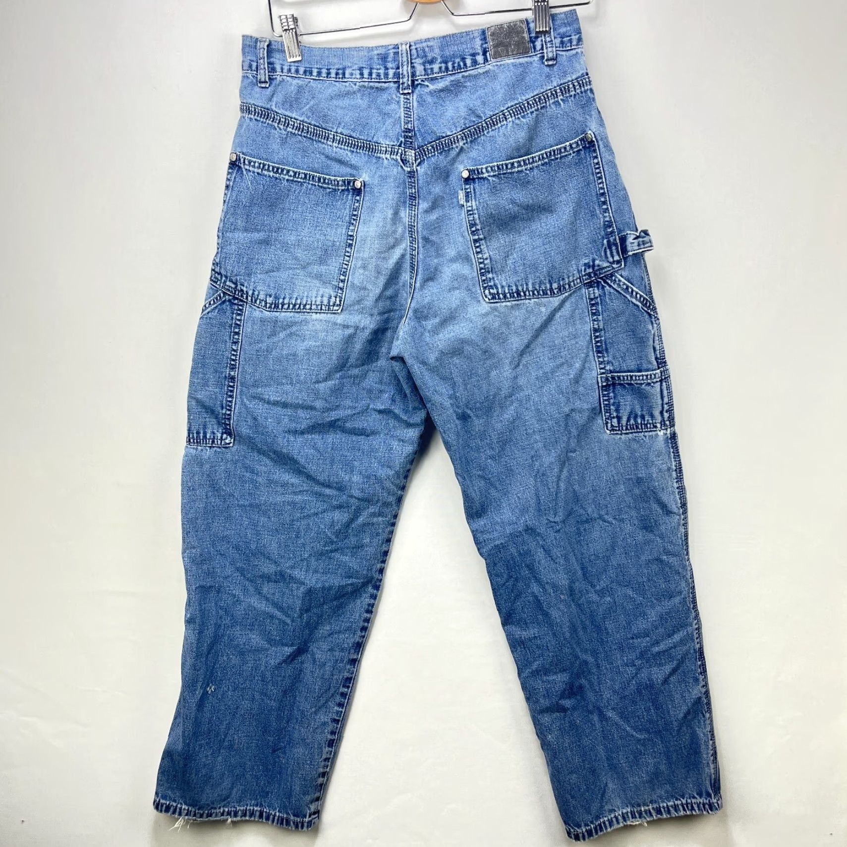 Levi's VINTAGE Levi's Silvertab Baggy Carpenter Jeans Pants 31 Skater Men Blue 28 Inseam 31 Waist 31 Jeans Mens Size US 31 - 2 Thumbnail