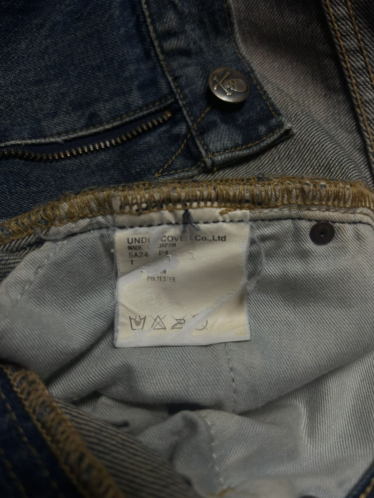 Undercover Undercover Arts & Crafts Skull denim Size US 30 / EU 46 - 6 Thumbnail